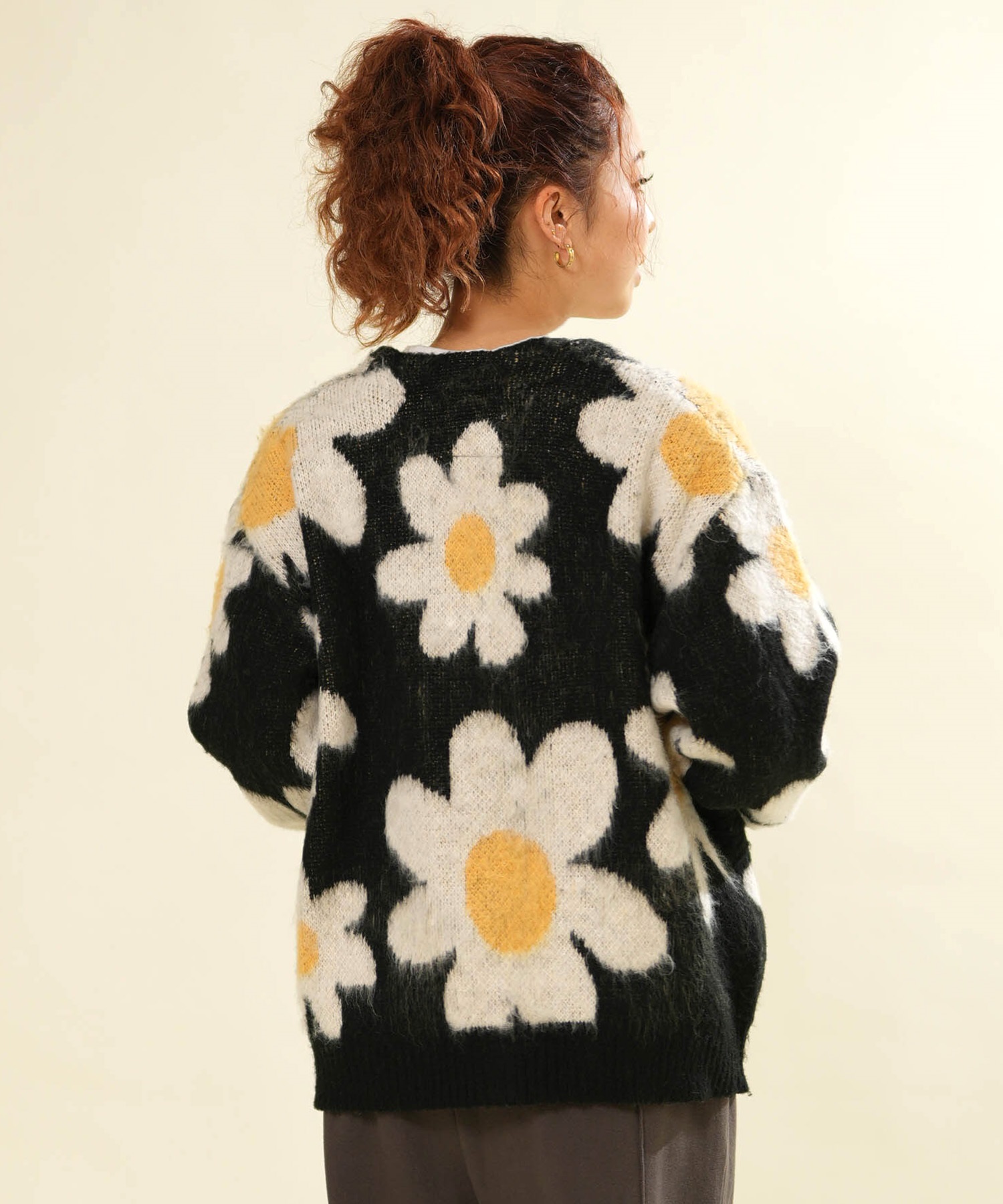 ANTIBAL アンティバル ニット セーター レディース モヘアカーディガン