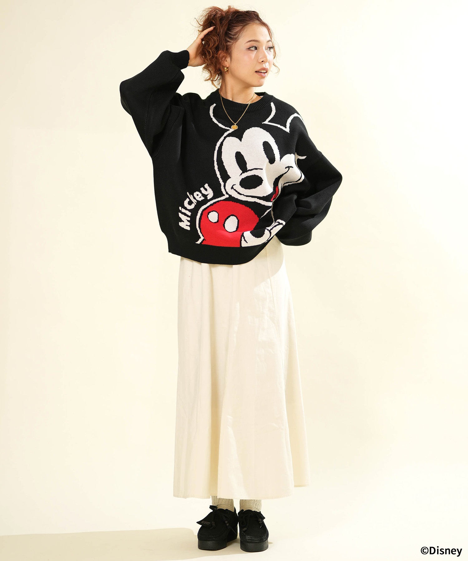 ANTIBAL アンティバル ニット セーター レディース Disney ジャガード