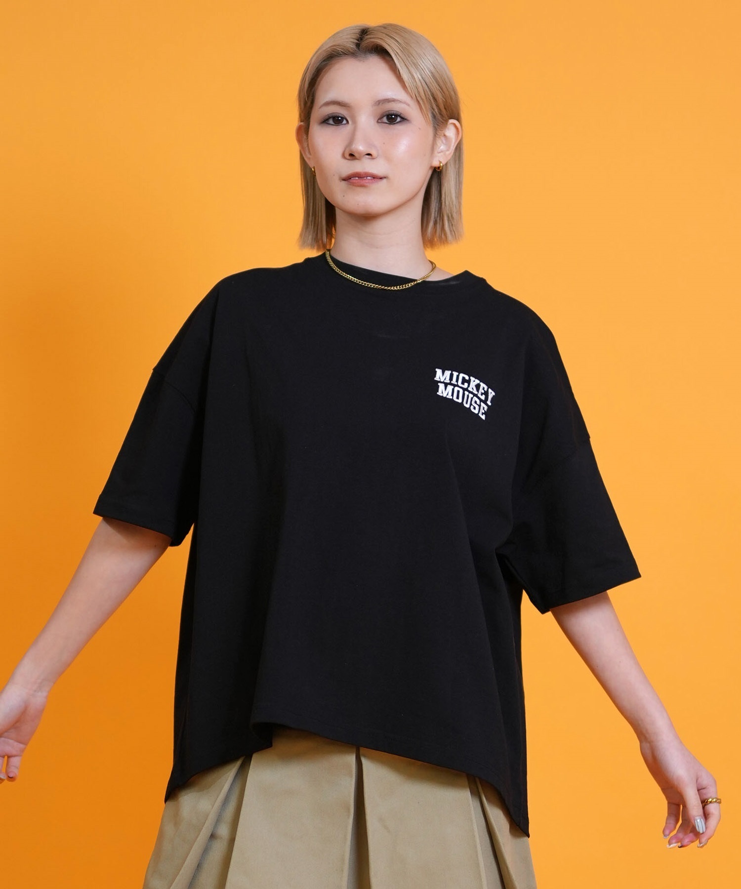 ANTIBAL アンティバル 半袖 Tシャツ レディース ミッキーマウス バック