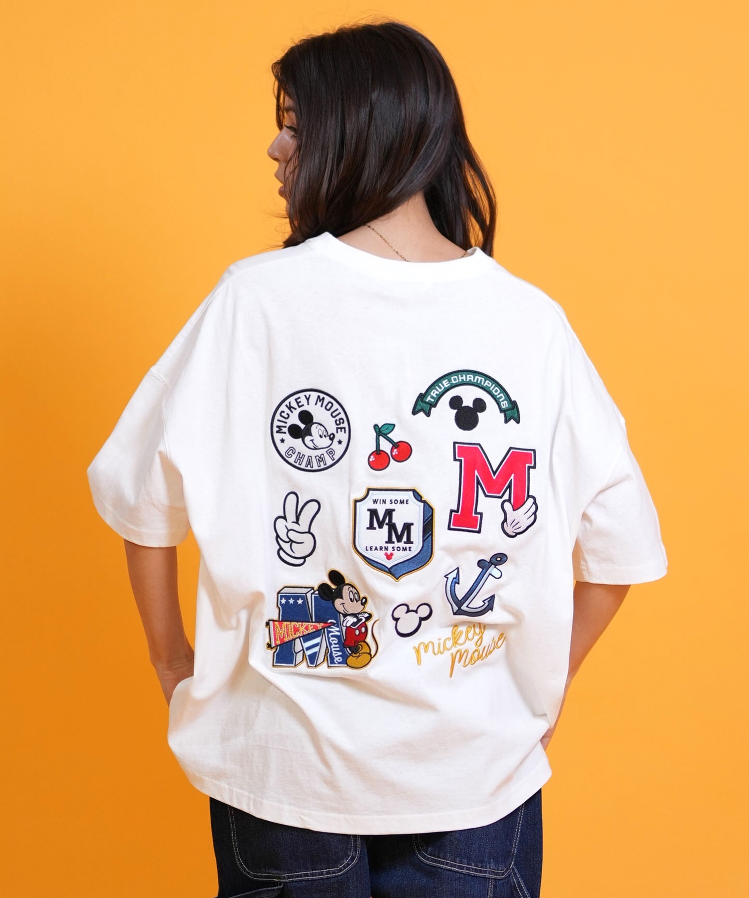 ANTIBAL アンティバル 半袖 Tシャツ レディース ミッキーマウス バック