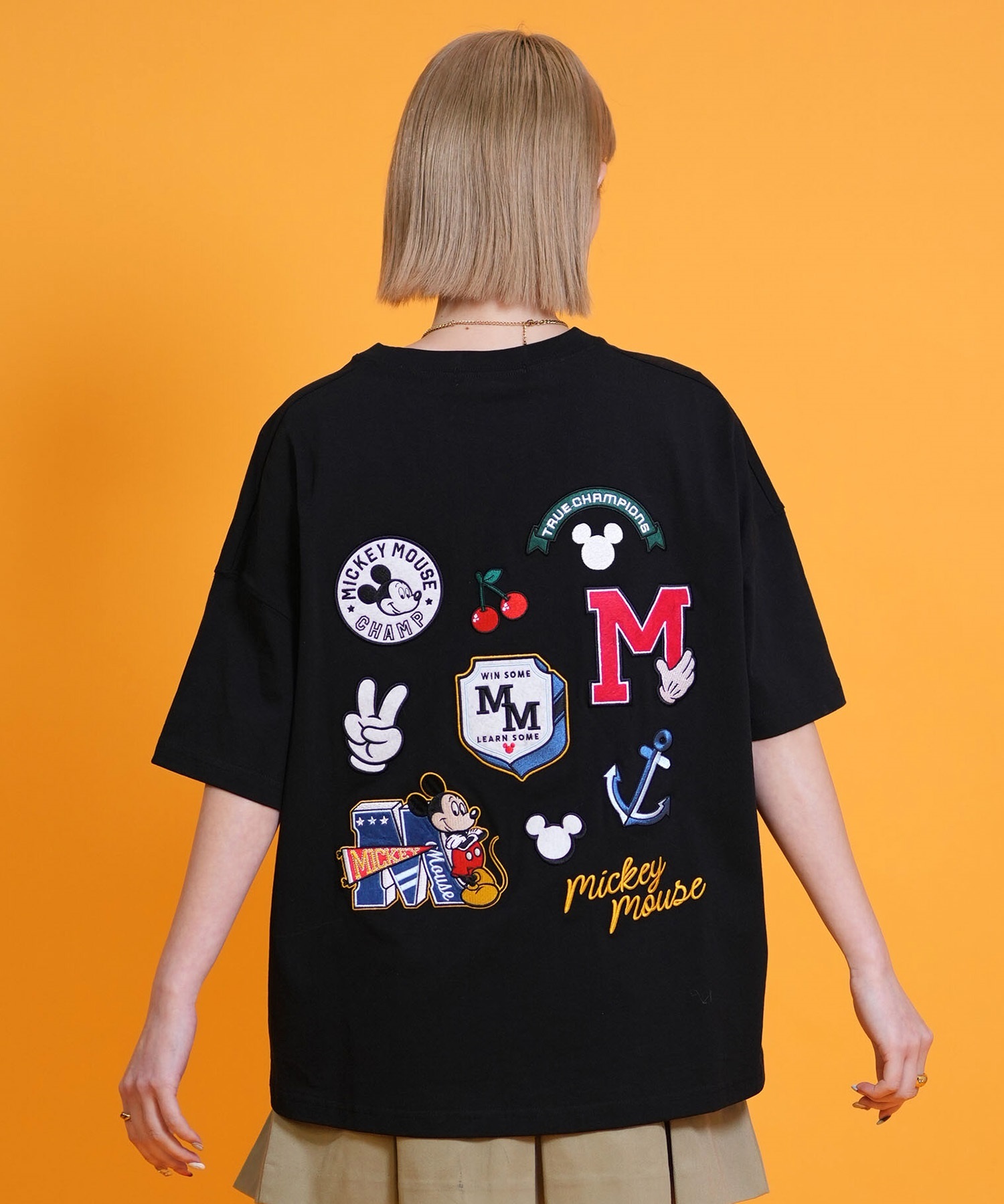 ANTIBAL アンティバル 半袖 Tシャツ レディース ミッキーマウス バック