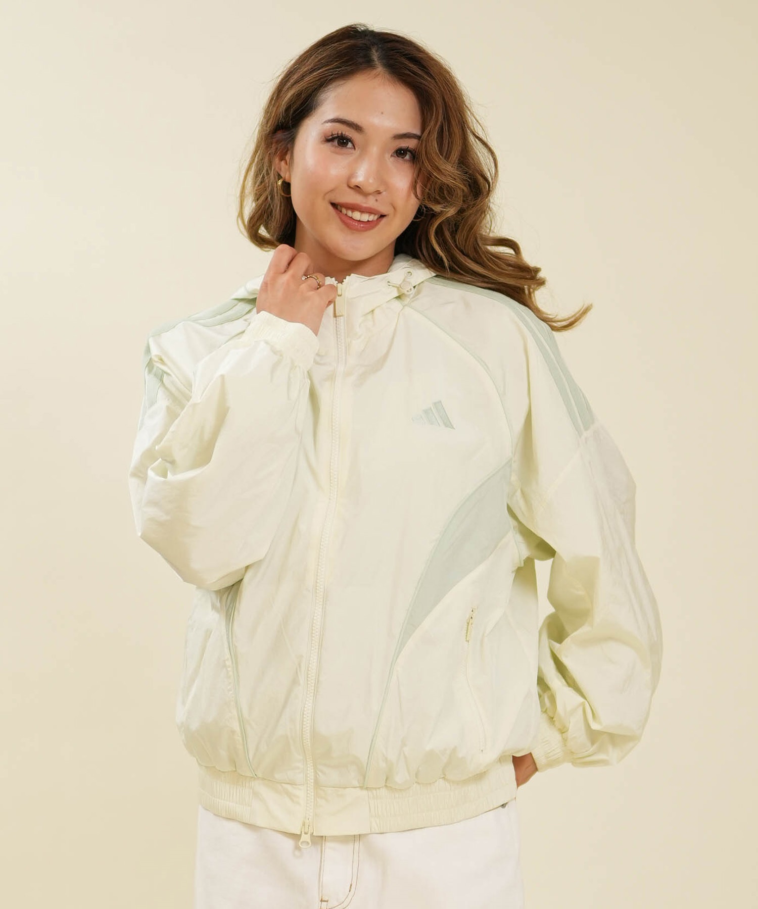 adidas アディダス ジャケット レディース フード W STADIUM ウーブン