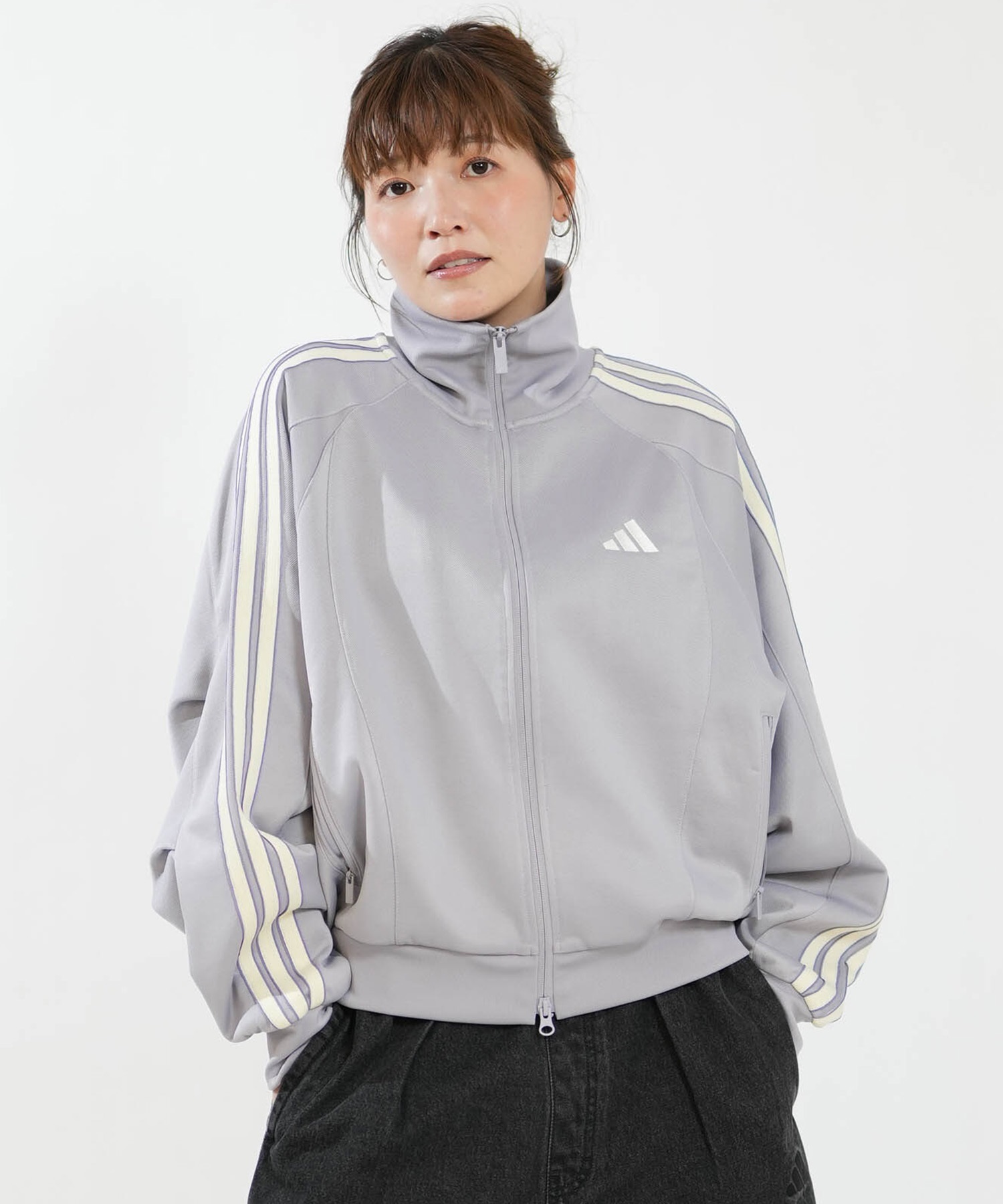 adidas アディダス ジャージ トラックジャケット レディース ダブル