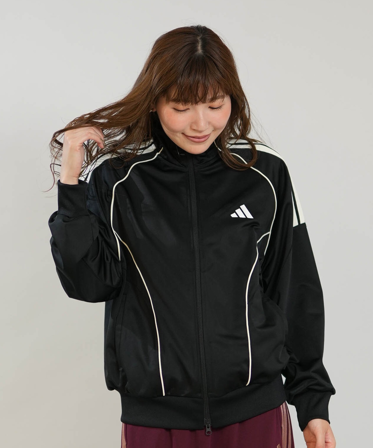adidas アディダス ジャージ トラックジャケット レディース ダブル