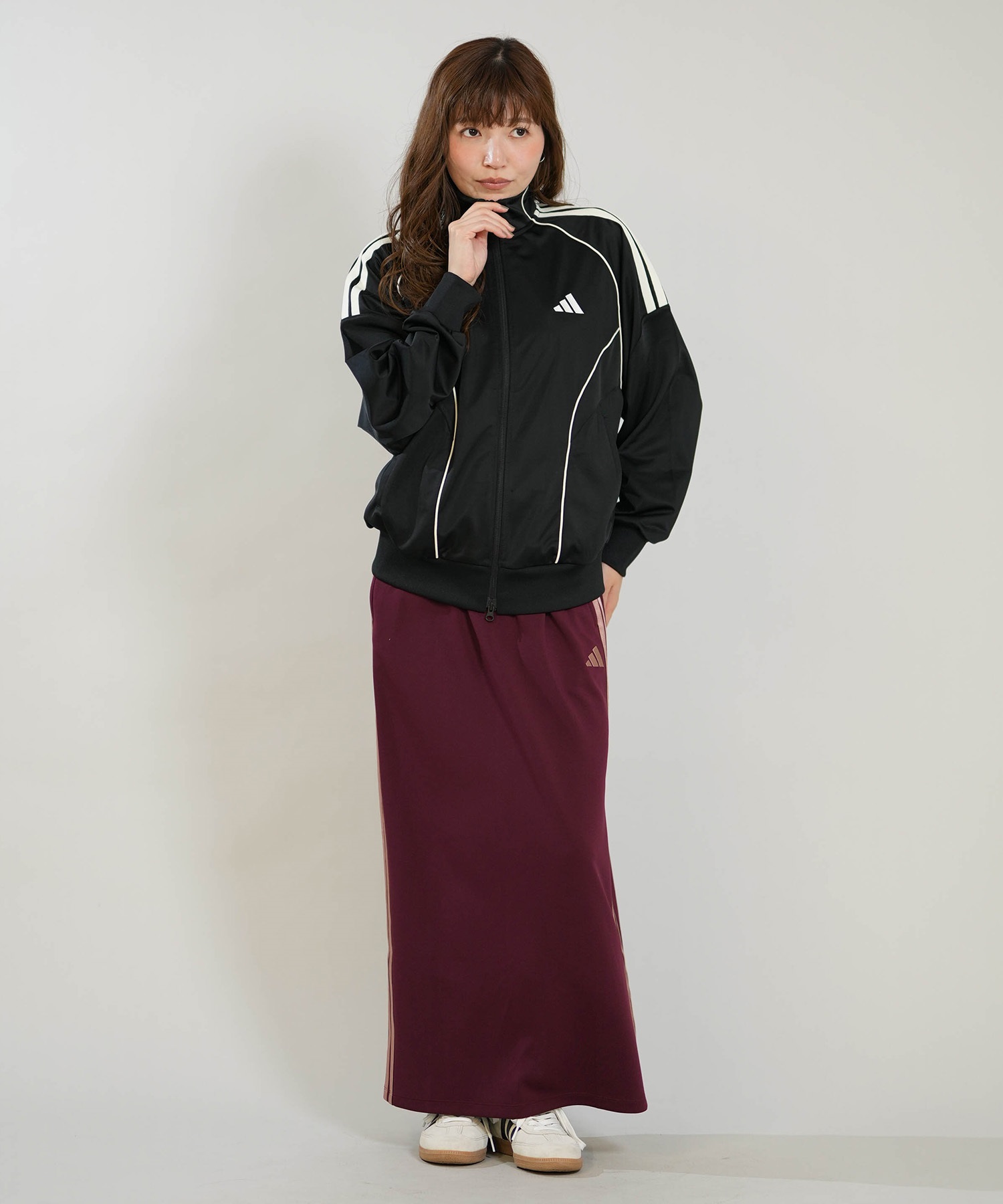 adidas アディダス ジャージ トラックジャケット レディース ダブル