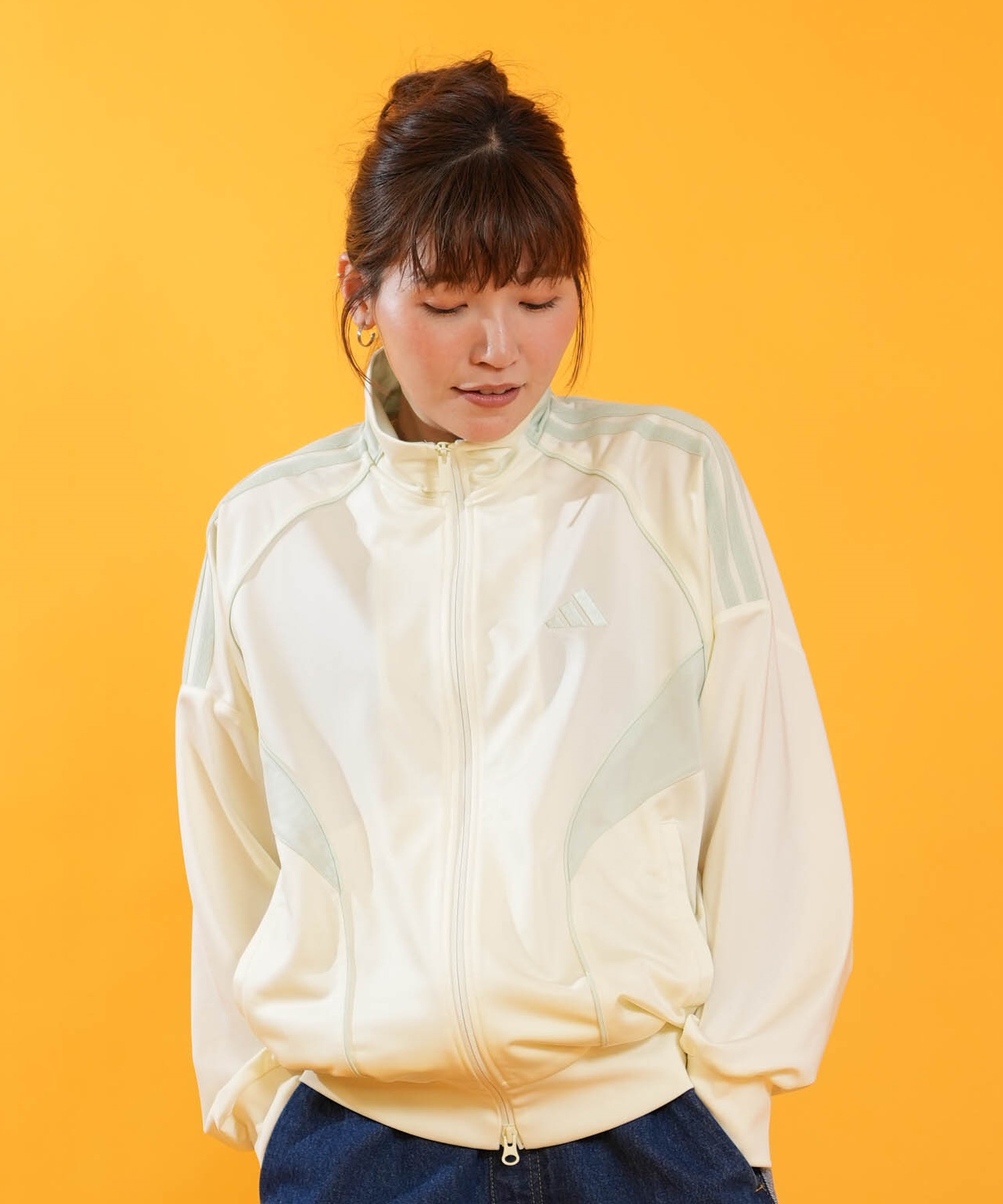 adidas アディダス ジャージ トラックジャケット レディース ダブル