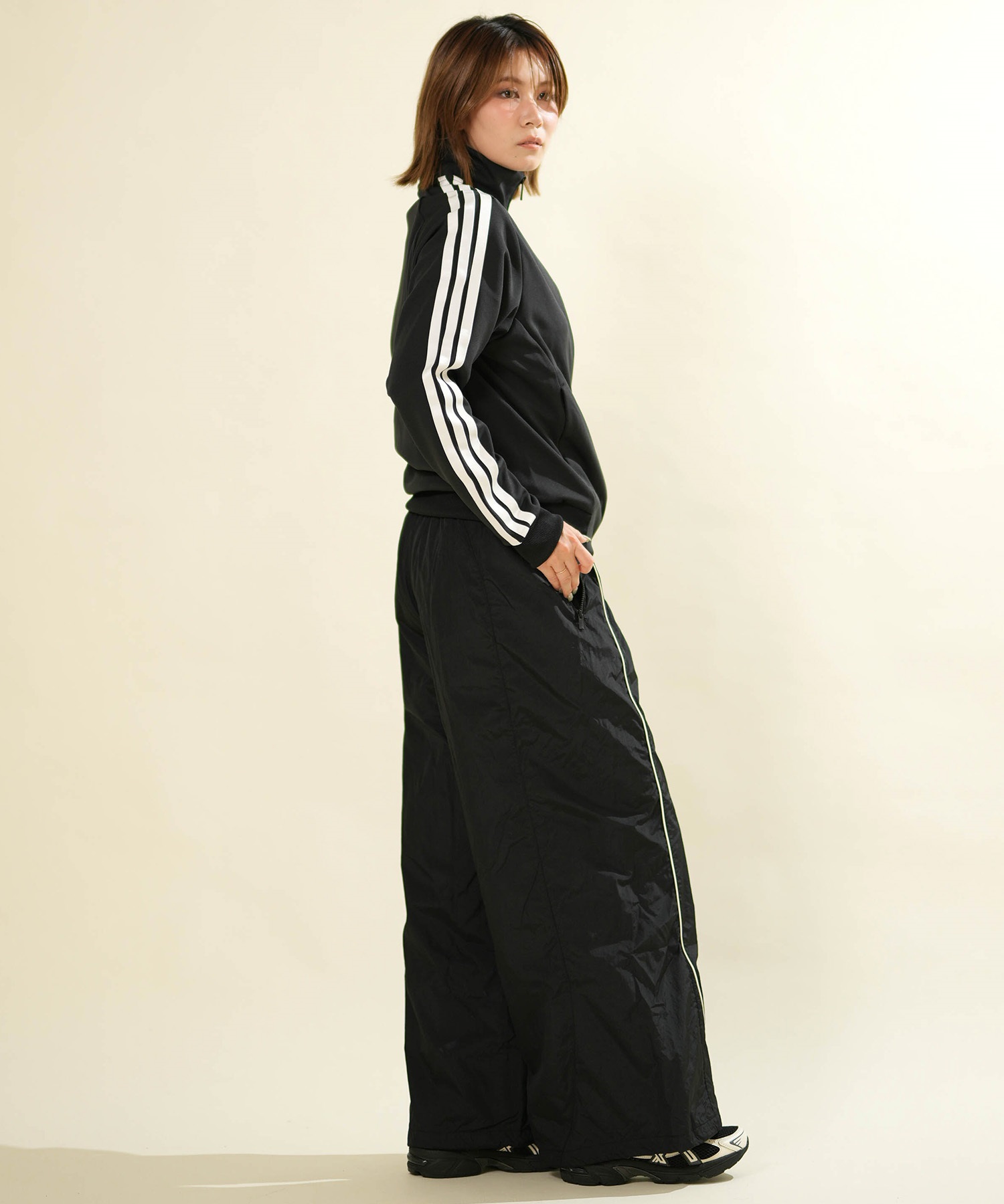adidas アディダス ロングパンツ レディース ジャージ スタジアム