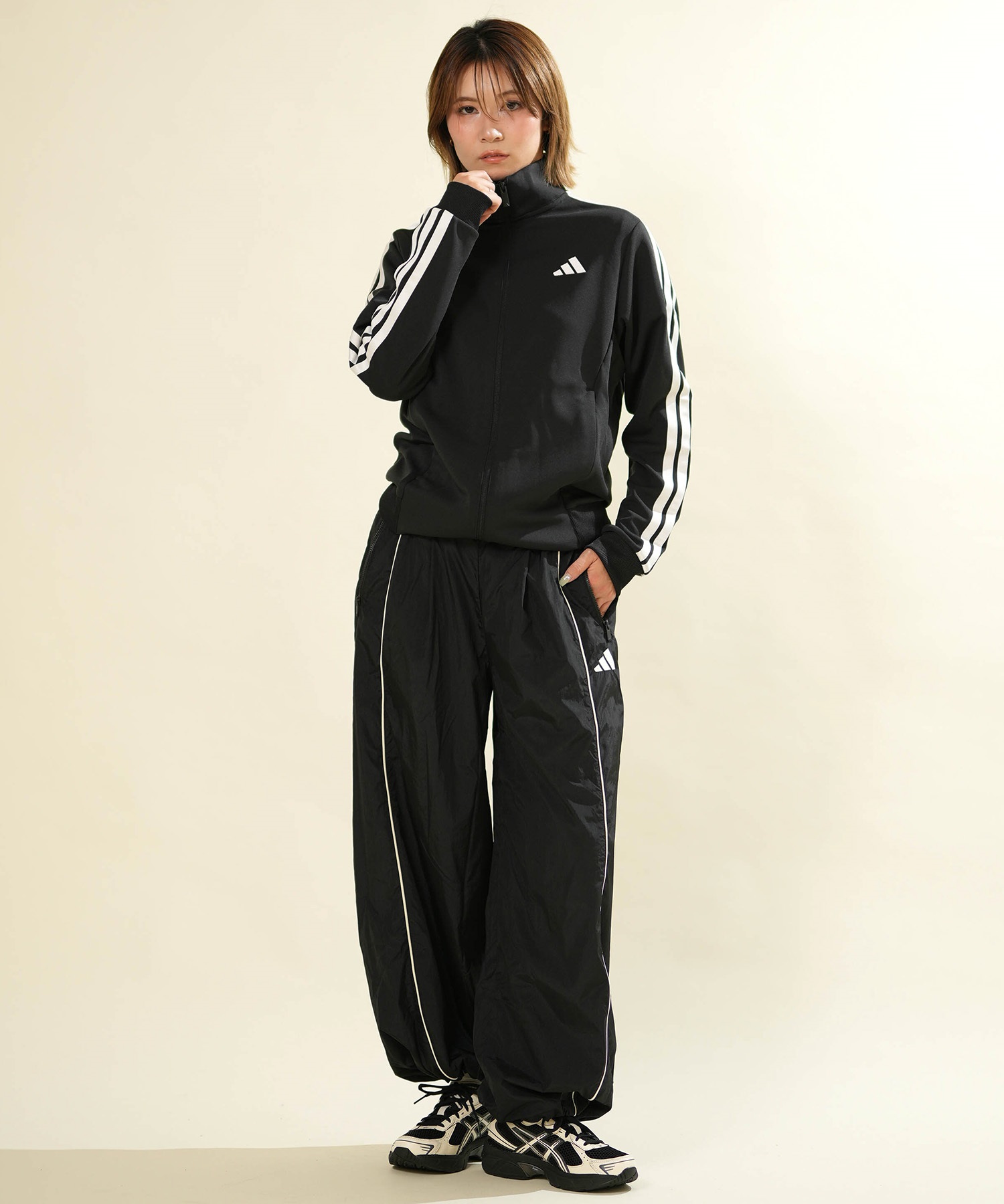 adidas アディダス ロングパンツ レディース ジャージ スタジアム