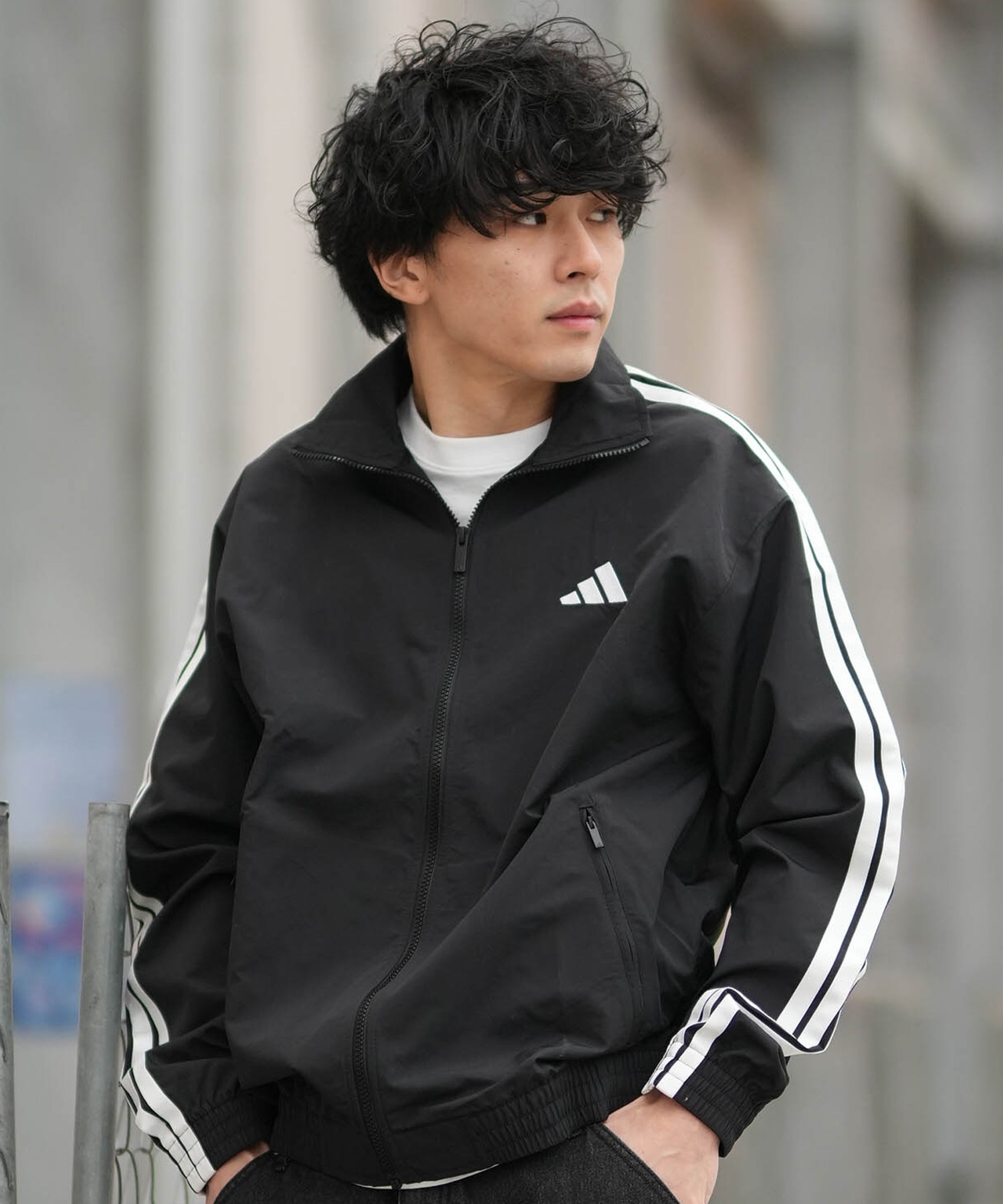 adidas アディダス ジャージ トラックジャケット メンズ M 3ST WV