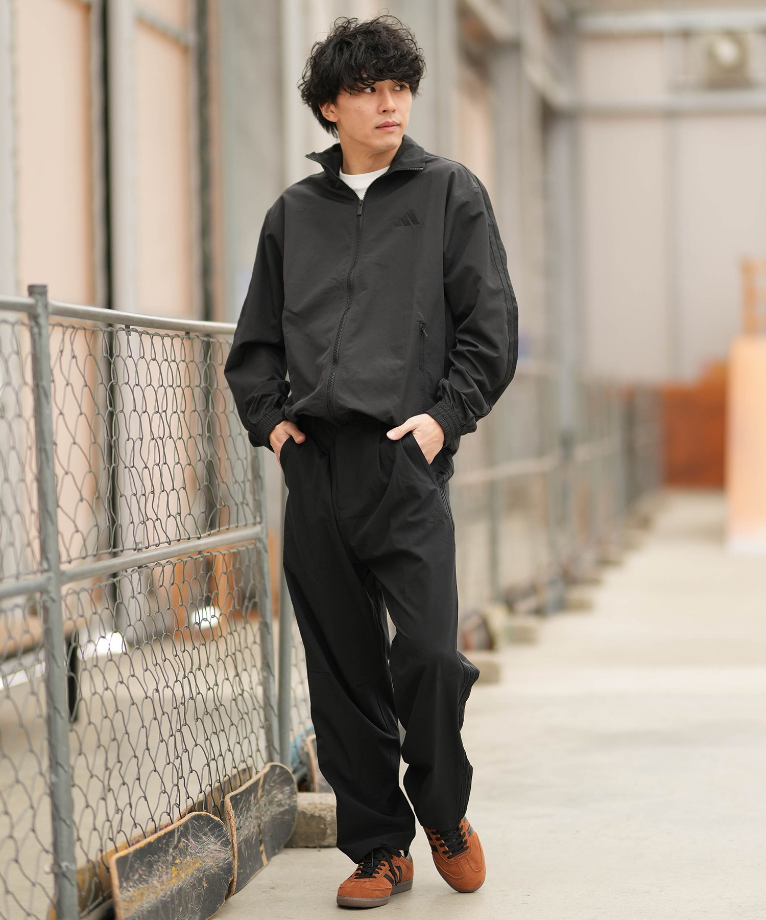 adidas アディダス ジャージ トラックジャケット メンズ M 3ST WV