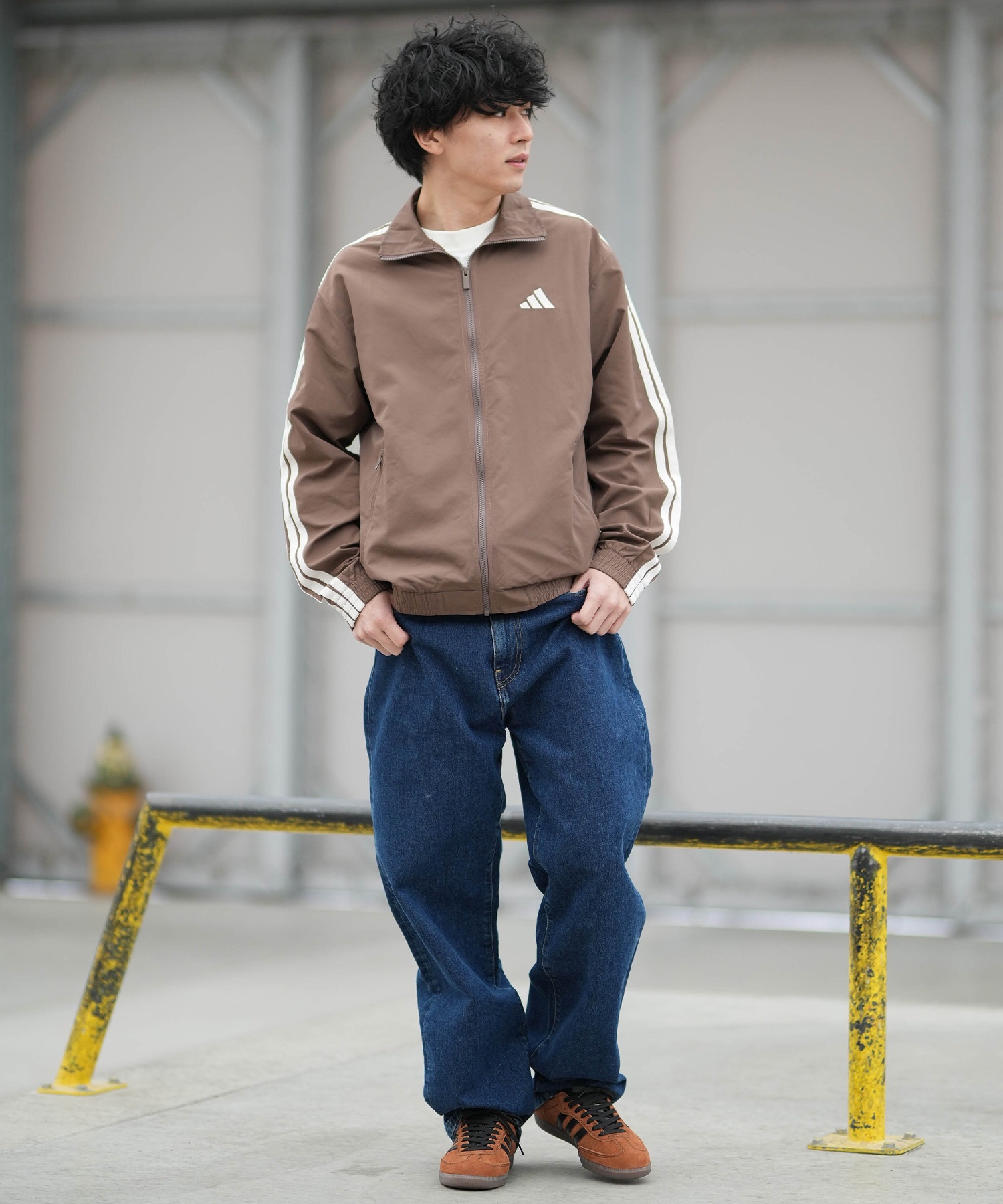 adidas アディダス ジャージ トラックジャケット メンズ M 3ST WV