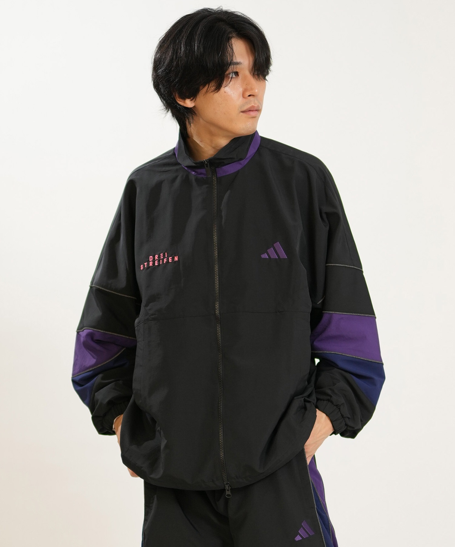 adidas アディダス ジャケット メンズ 軽撥水 M BRAND LOVE WOVEN