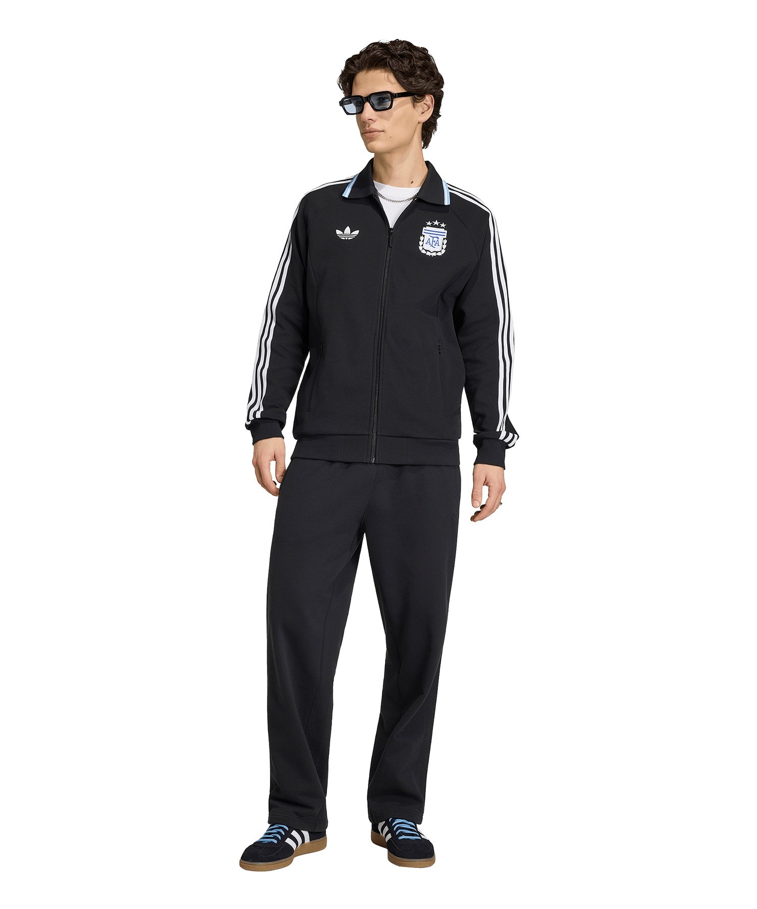 adidas アディダス アルゼンチン代表 アウェイ アンセムジャケット CM534 JZ6287(BK-M)