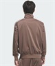 adidas アディダス ジャージ トラックジャケット メンズ ワンポイント ロゴ M 3ST WU トラックトップ KP662(BROWN-M)