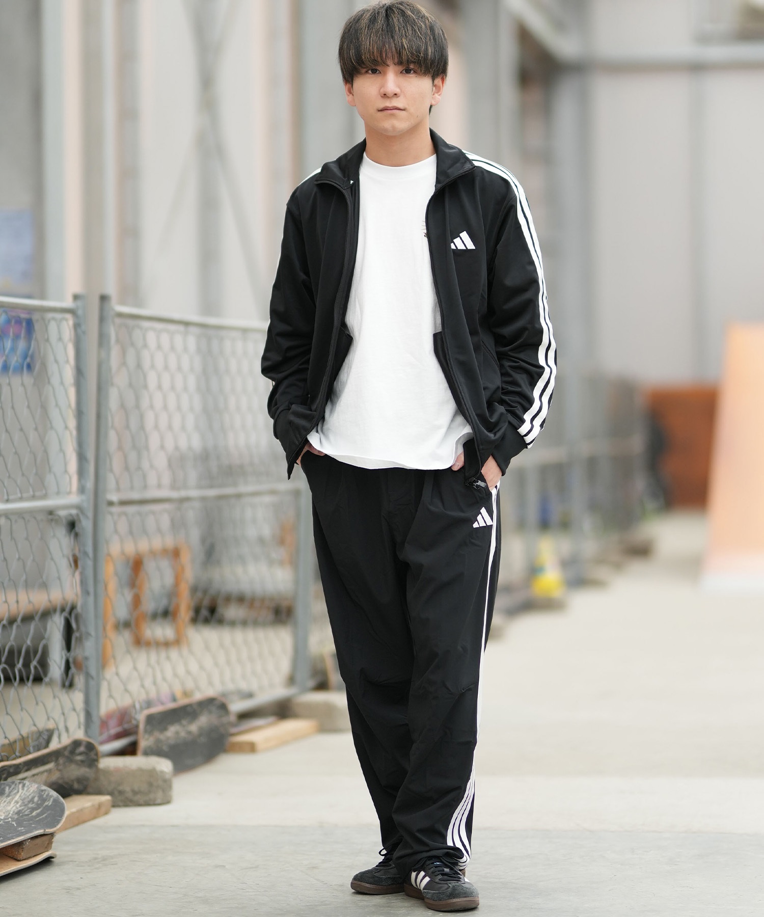 adidas ブラック ジャージ ジャケット XL adidas（アディダス） ジャージ ジャージ KP662 メンズ レディース
