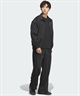 adidas アディダス ジャージ トラックジャケット メンズ ワンポイント ロゴ M 3ST WU トラックトップ KP662(BROWN-M)