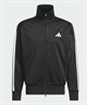 adidas アディダス ジャージ トラックジャケット メンズ ワンポイント ロゴ M 3ST WU トラックトップ KP662(BROWN-M)