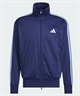 adidas アディダス ジャージ トラックジャケット メンズ ワンポイント ロゴ M 3ST WU トラックトップ KP662(BROWN-M)