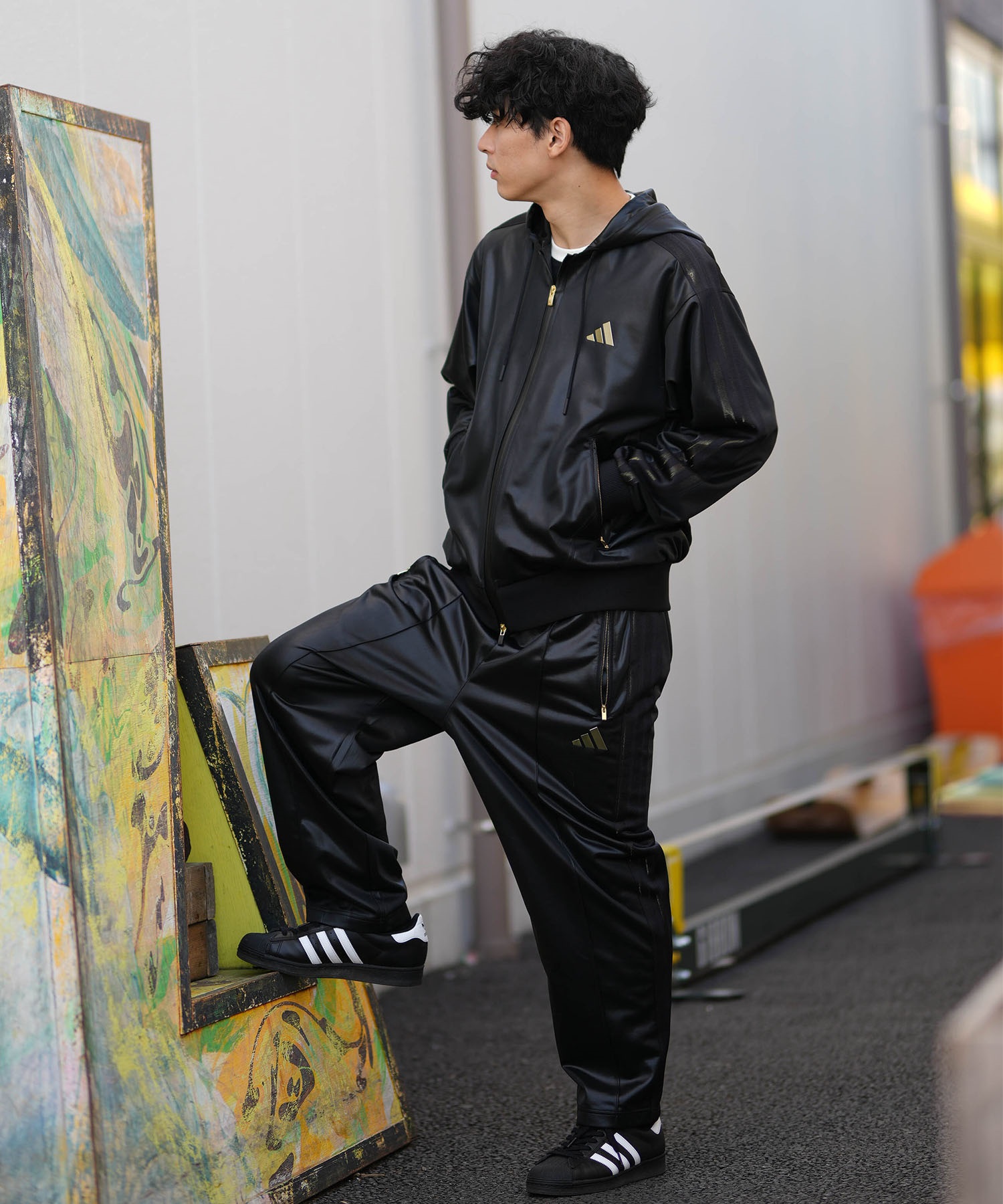 adidas アディダス ジップアップ パーカー トラックジャケット メンズ