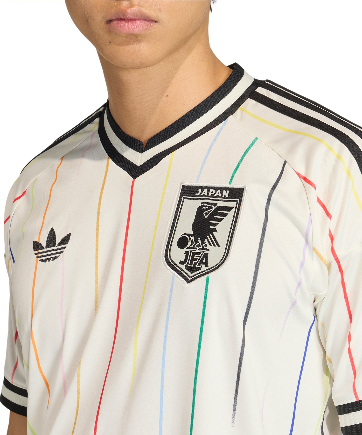 adidas アディダス サッカー日本代表 2026 アウェイ レプリカ ユニフォーム KLG77 JN1872(WT/BK-M)