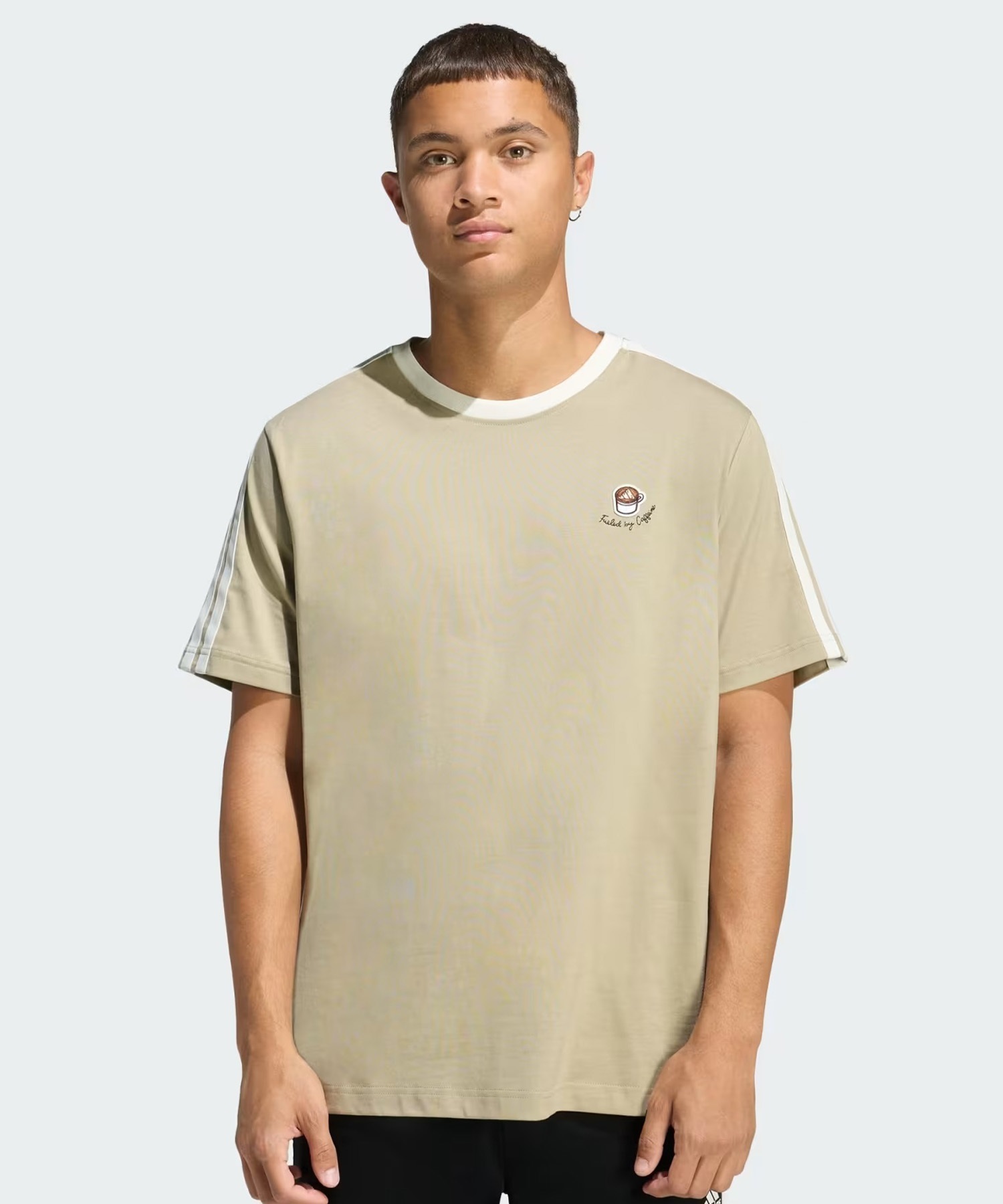 adidas アディダス 半袖 Tシャツ メンズ リンガーネック M COFFEE CUP