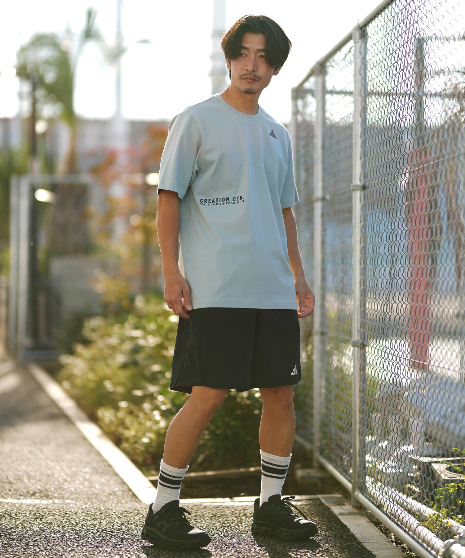 adidas アディダス 半袖 Tシャツ メンズ 吸水速乾 M VERBIAGE SB250