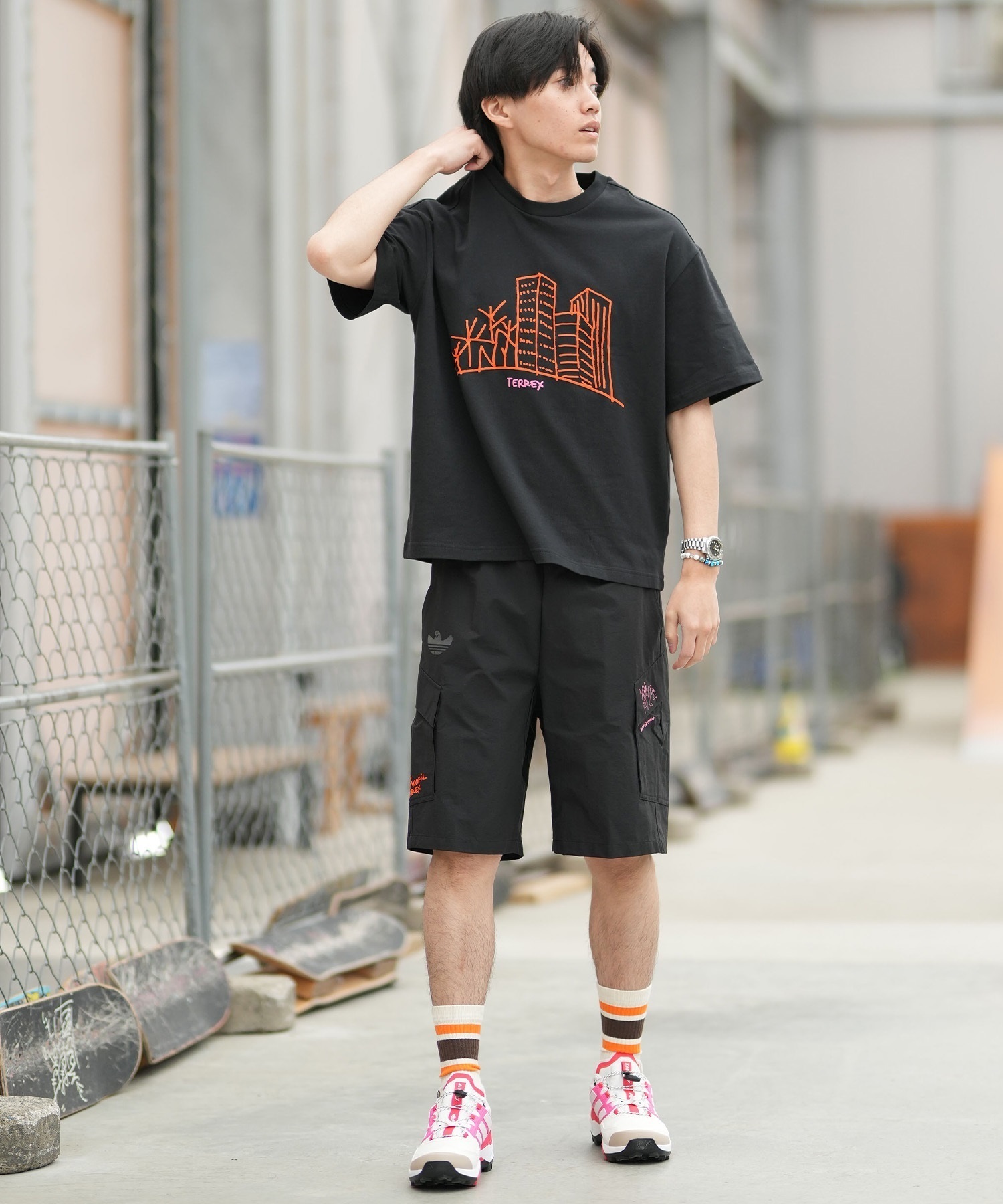 adidas アディダス 半袖 Tシャツ メンズ マークゴンザレス SHMOOFOIL