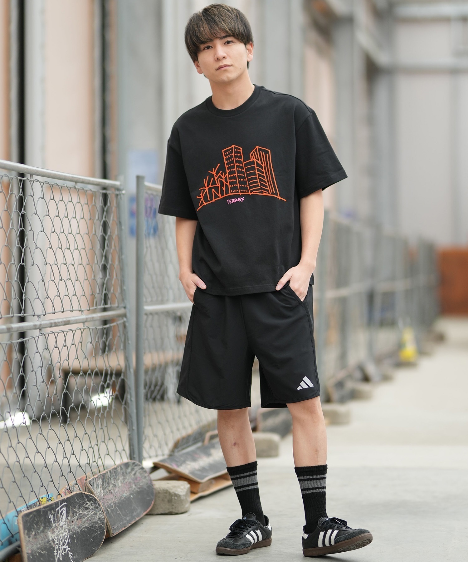 adidas アディダス 半袖 Tシャツ メンズ マークゴンザレス SHMOOFOIL