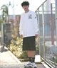 adidas アディダス 長袖 Tシャツ ロンT メンズ M VERBIAGE L S Tシャツ RH346(BK/WT-M)