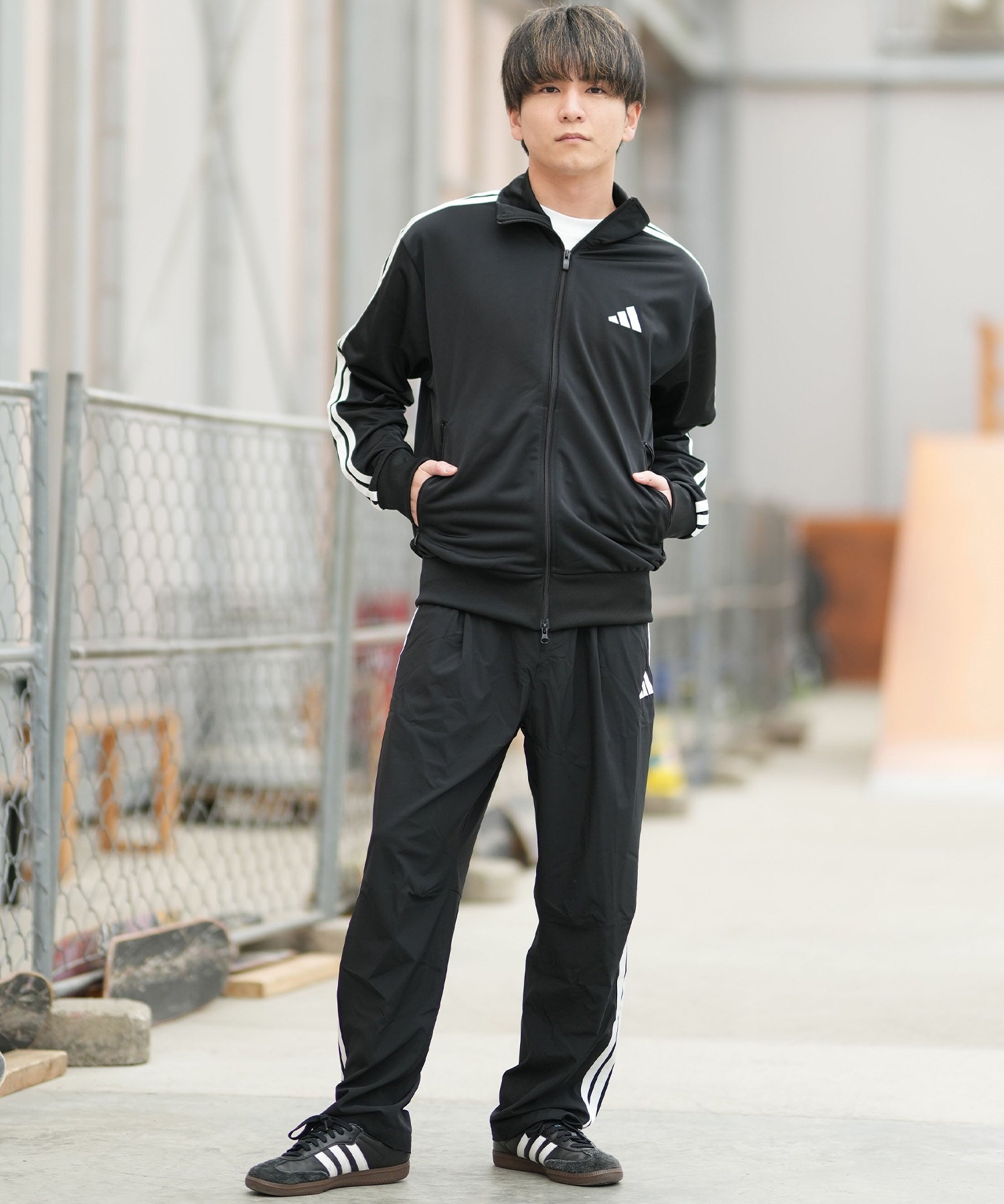 adidas アディダス ジャージ トラックパンツ メンズ ワンポイント ロゴ