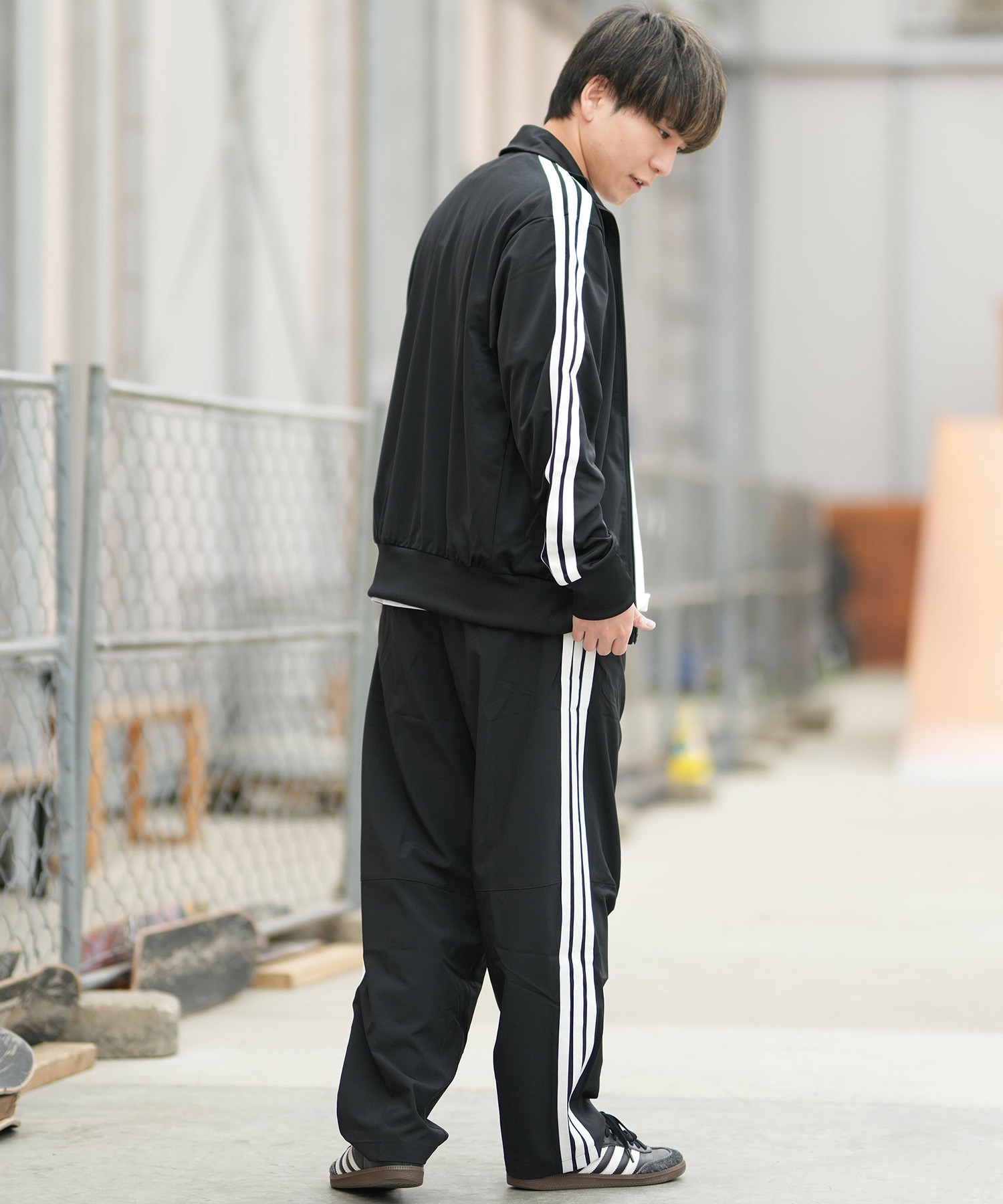 adidas アディダス ジャージ トラックパンツ メンズ ワンポイント ロゴ
