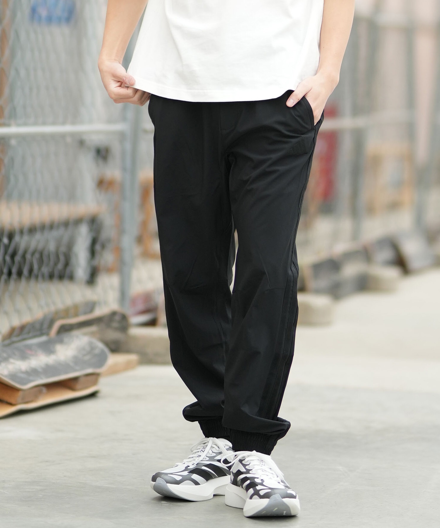 adidas アディダス ジャージ トラックパンツ メンズ ワンポイント ロゴ 