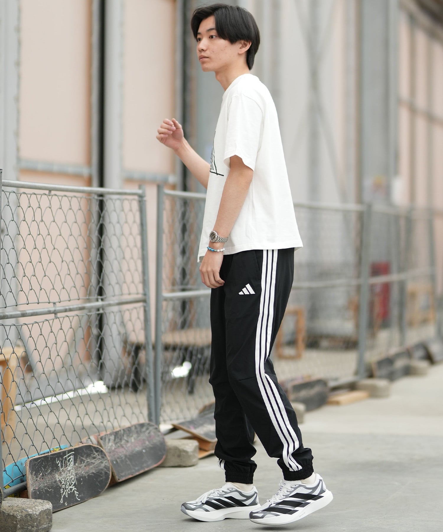 adidas アディダス ジャージ トラックパンツ メンズ ワンポイント ロゴ 