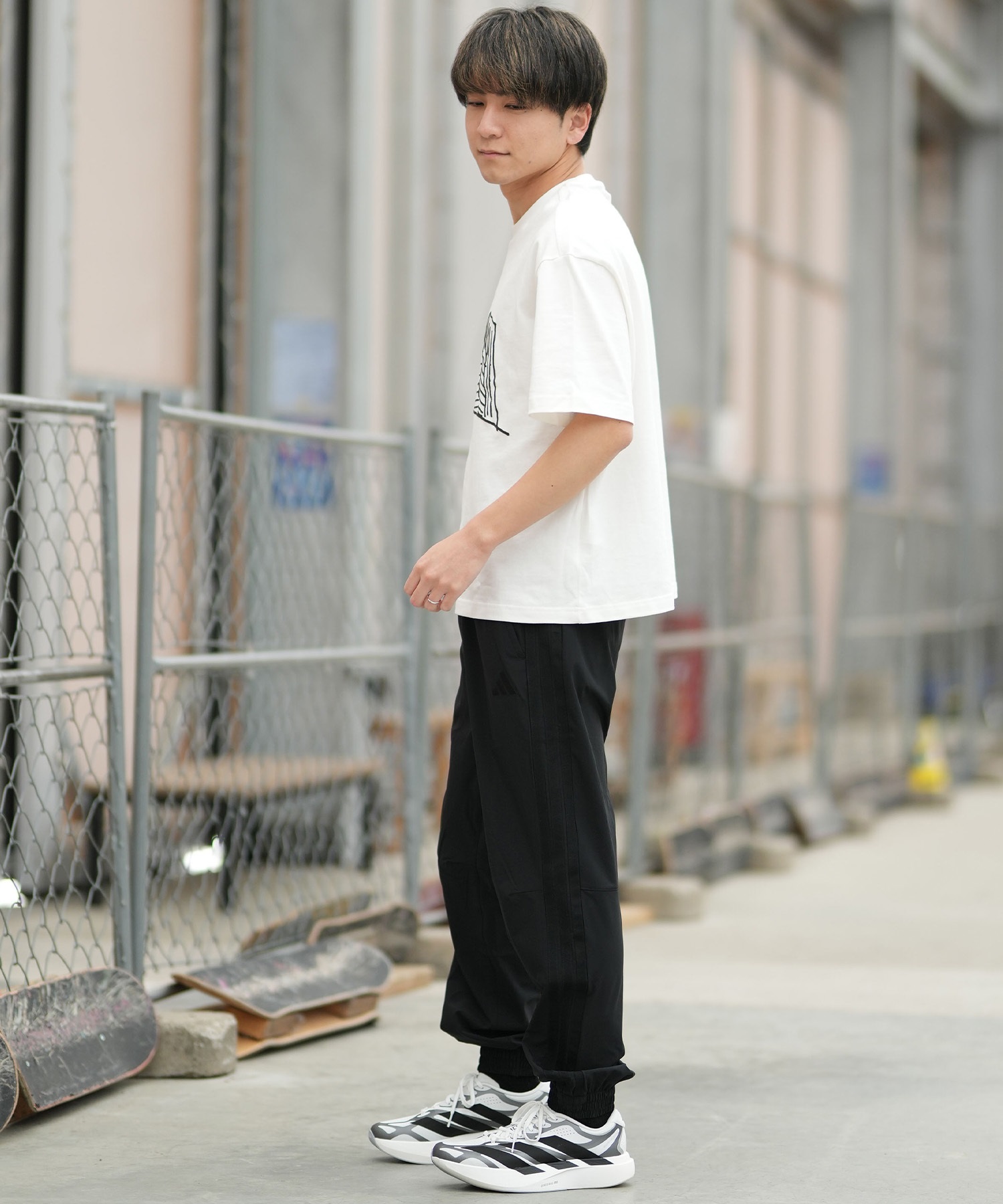 adidas アディダス ジャージ トラックパンツ メンズ ワンポイント ロゴ