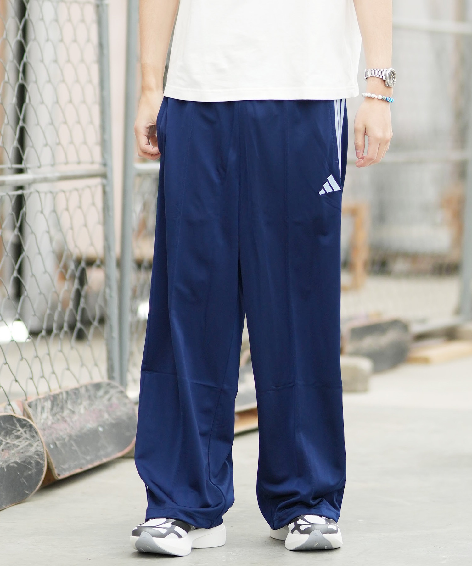 adidas アディダス ジャージ トラックパンツ メンズ ワンポイント ロゴ