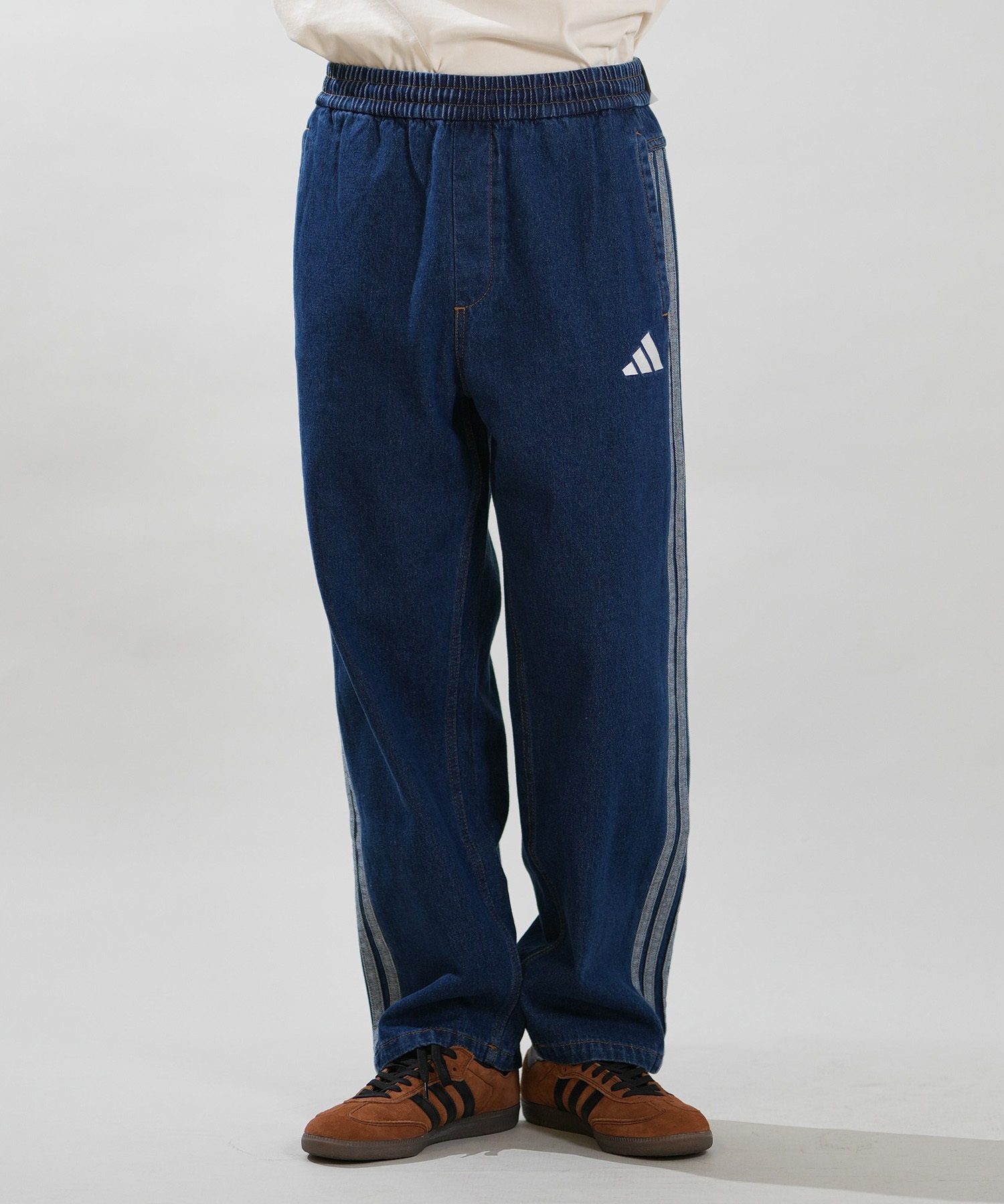 adidas アディダス ロングパンツ メンズ デニム パンツ Gパン M