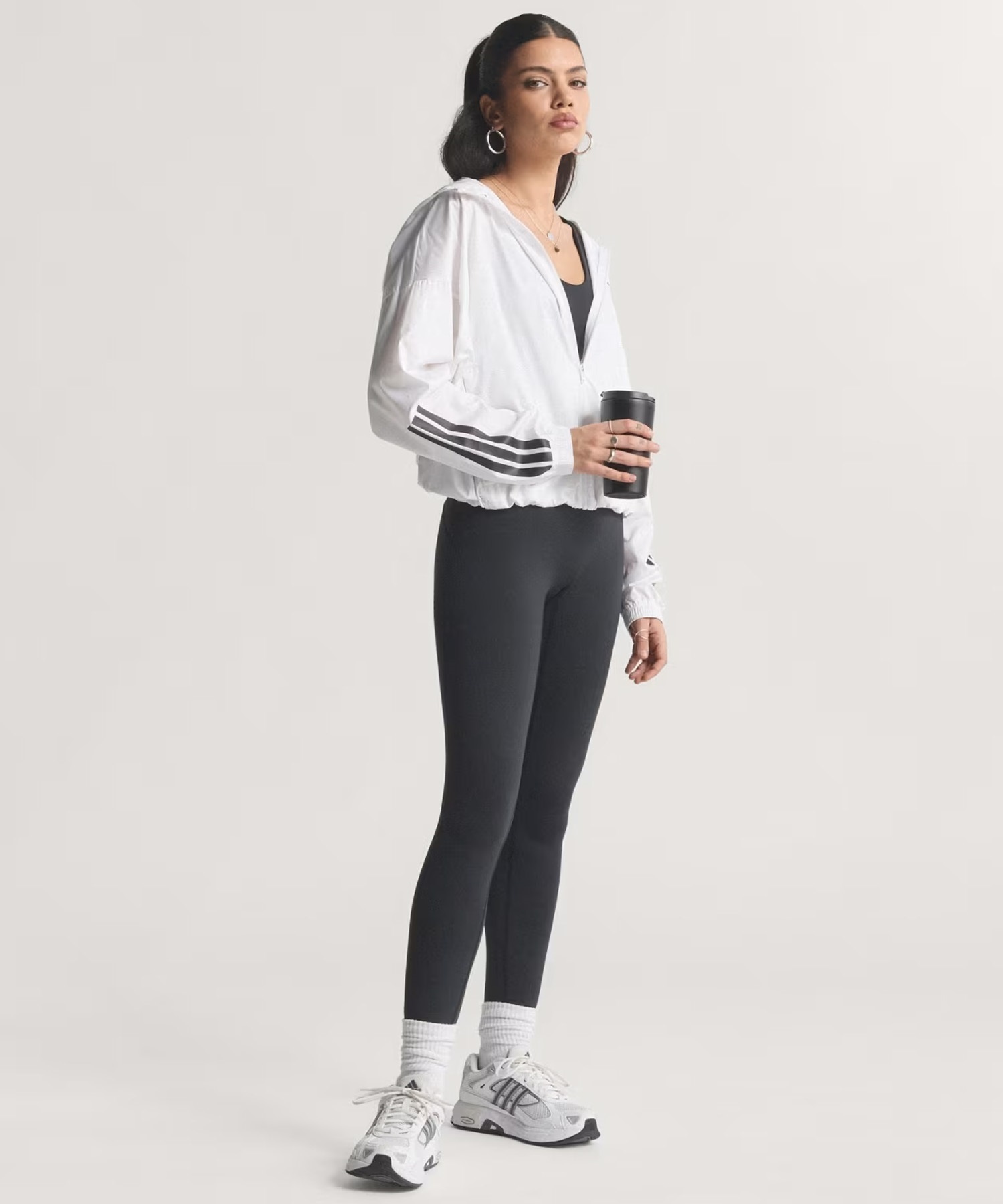 adidas アディダス アウター レディース ハイパーグラム 3ストライプス