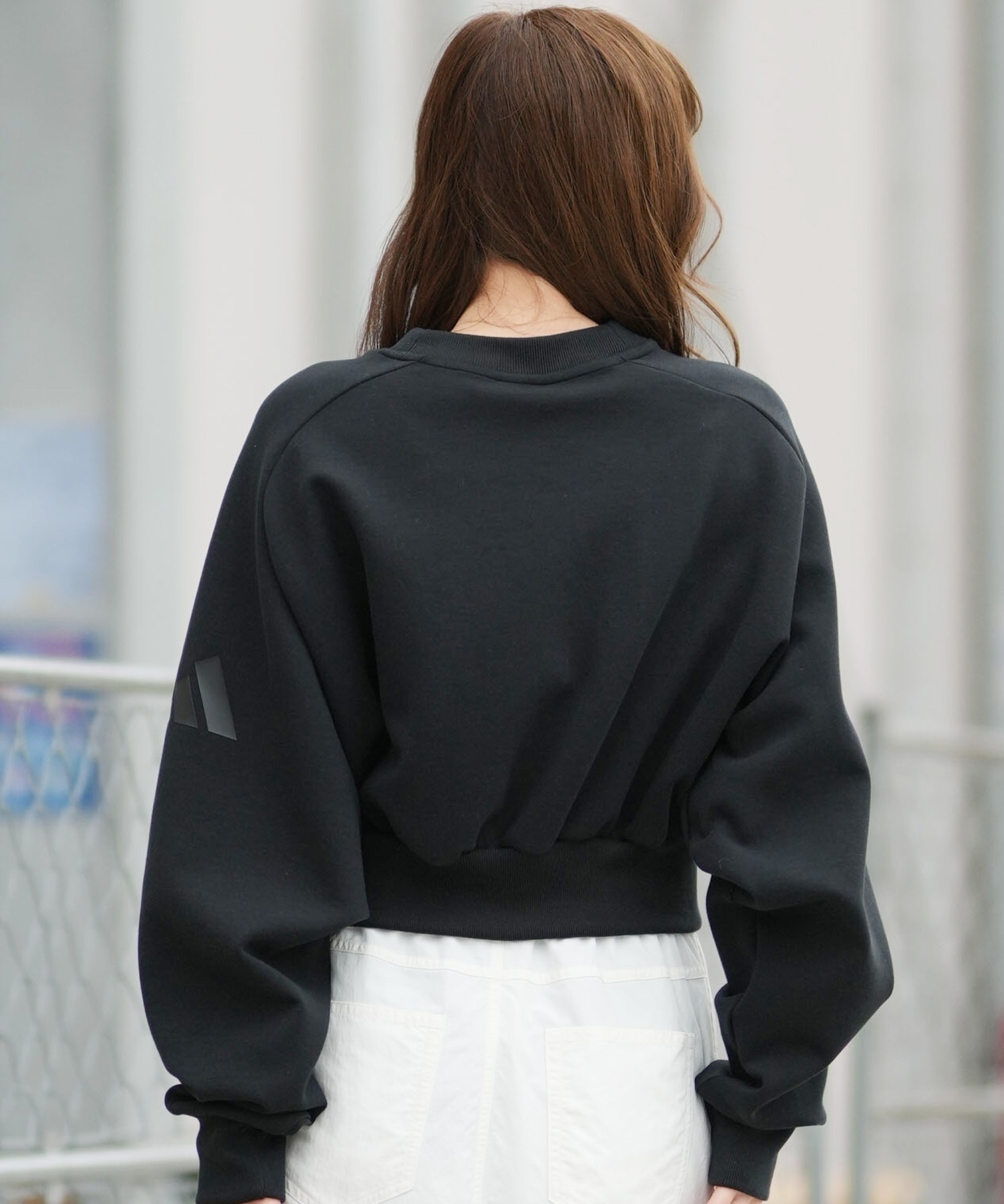 トレーナー+スウェット slant organdy docking sweat tops adidas アディダス トレーナー スウェット レディース ソフトラックス