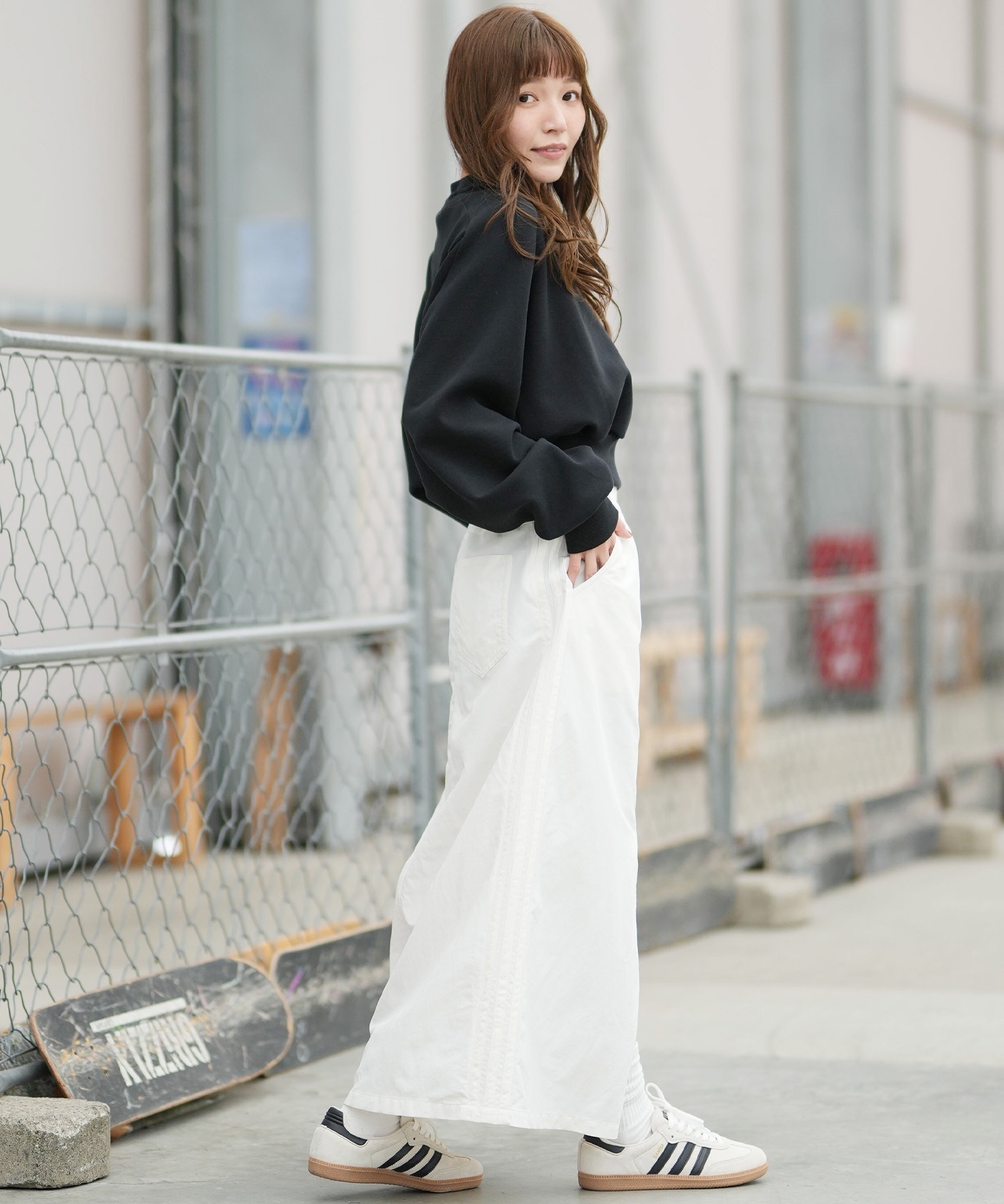 トレーナー+スウェット slant organdy docking sweat tops JIGGYS SHOP（ジギーズショップ） トレーナー スウェット メンズ