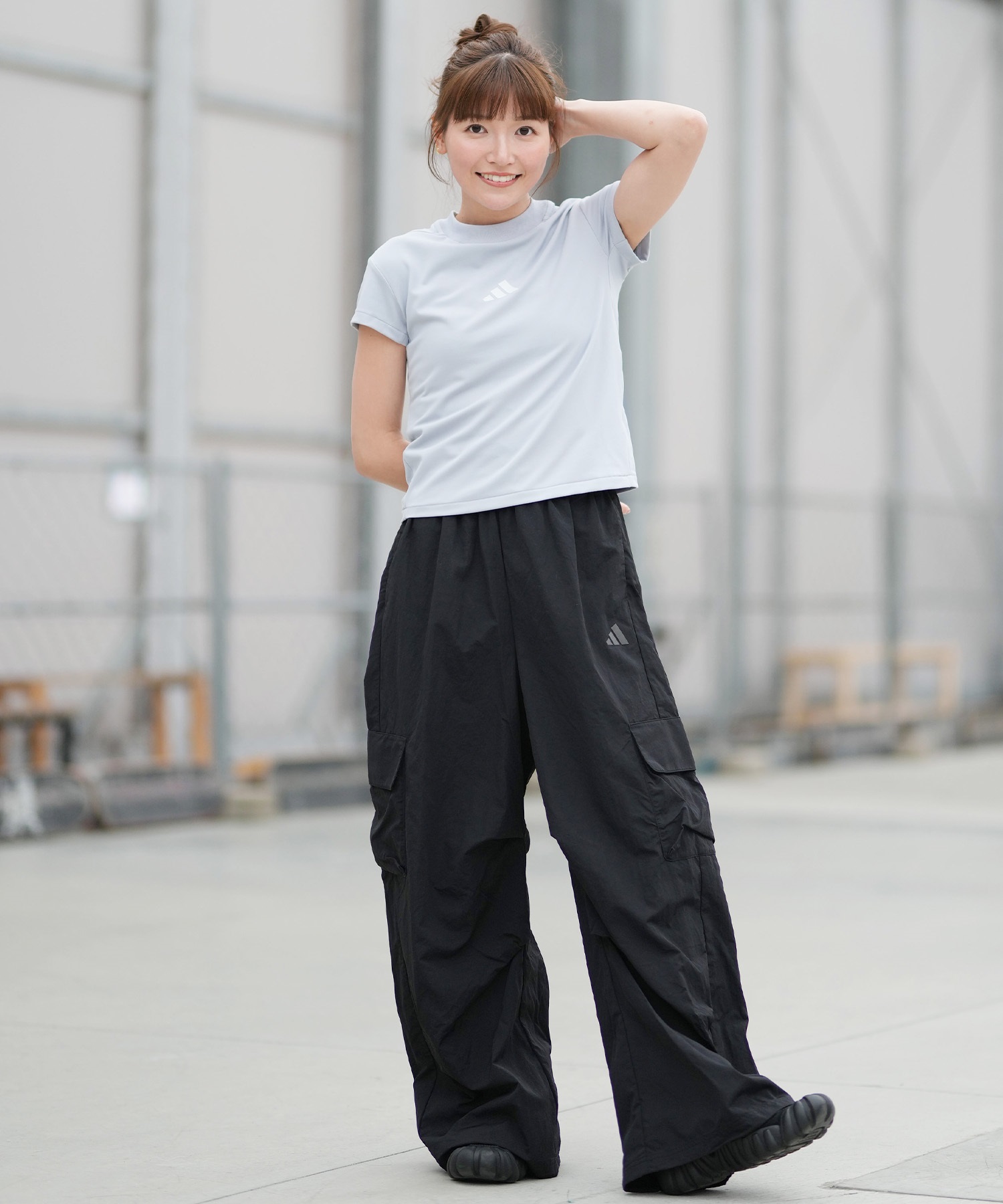 adidas アディダス 半袖 Tシャツ レディース ZNE ベビー Tシャツ KKK37