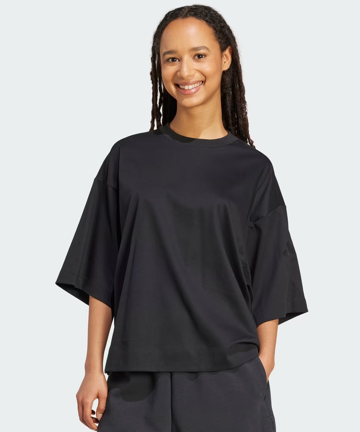 adidas アディダス 半袖 Tシャツ レディース ソフトラックスルーズT