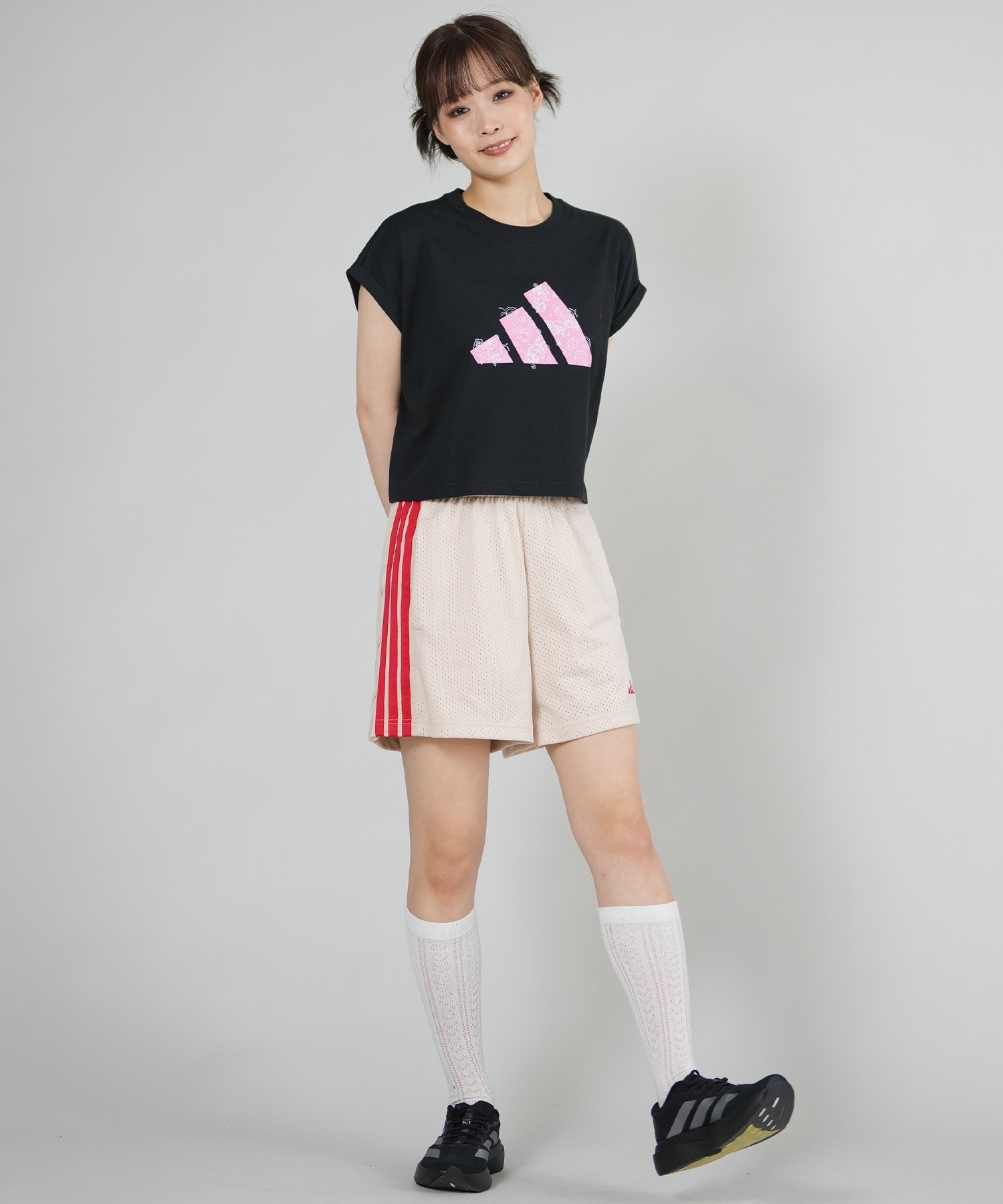 だ*ん様 ★新品未使用★ アディダス 5-TOOL 半袖Tフーディー&7分丈パン adidas アディダス 半袖 Tシャツ レディース W WESTERN BL VB876