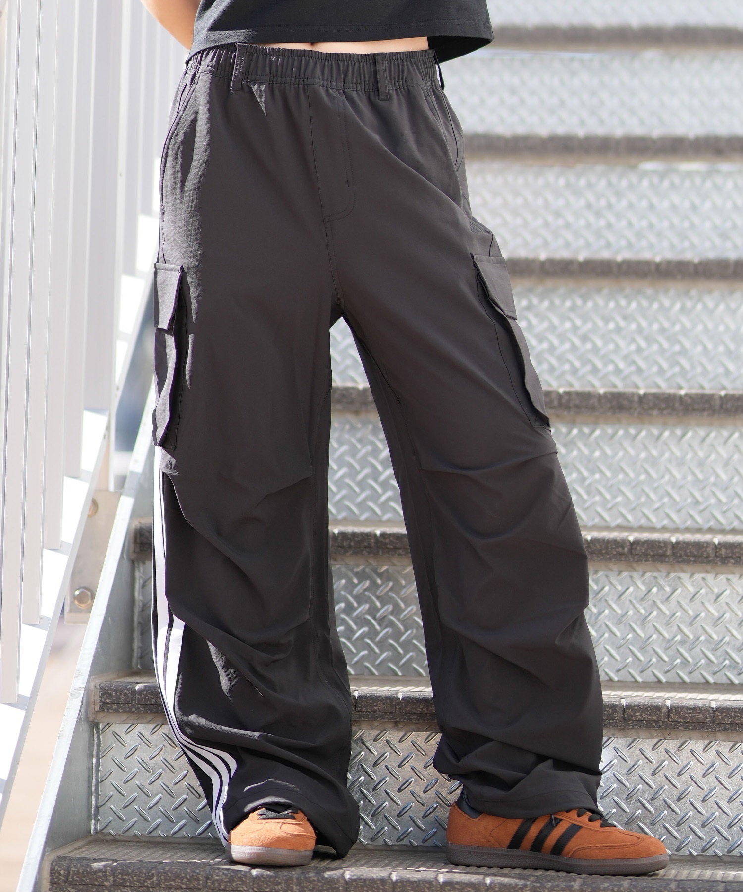 adidas アディダス ロングパンツ レディース カーゴ パンツ W