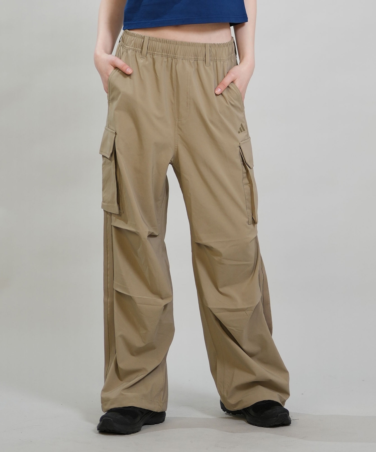 adidas アディダス ロングパンツ レディース カーゴ パンツ W