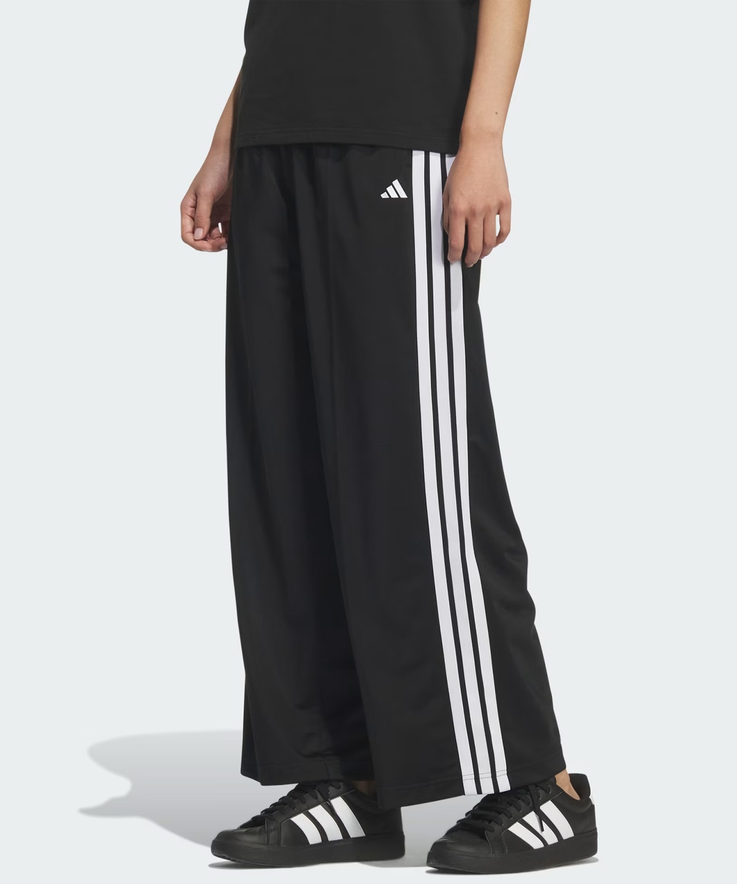 adidas アディダス ロングパンツ レディース 軽パン トリコット