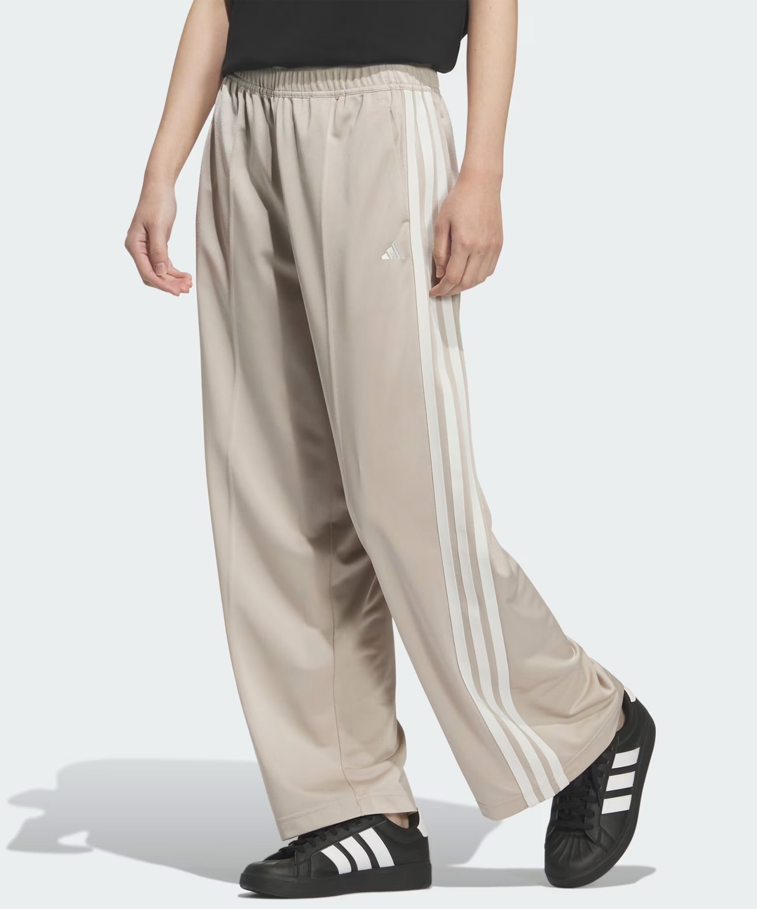 adidas アディダス ロングパンツ レディース 軽パン トリコット