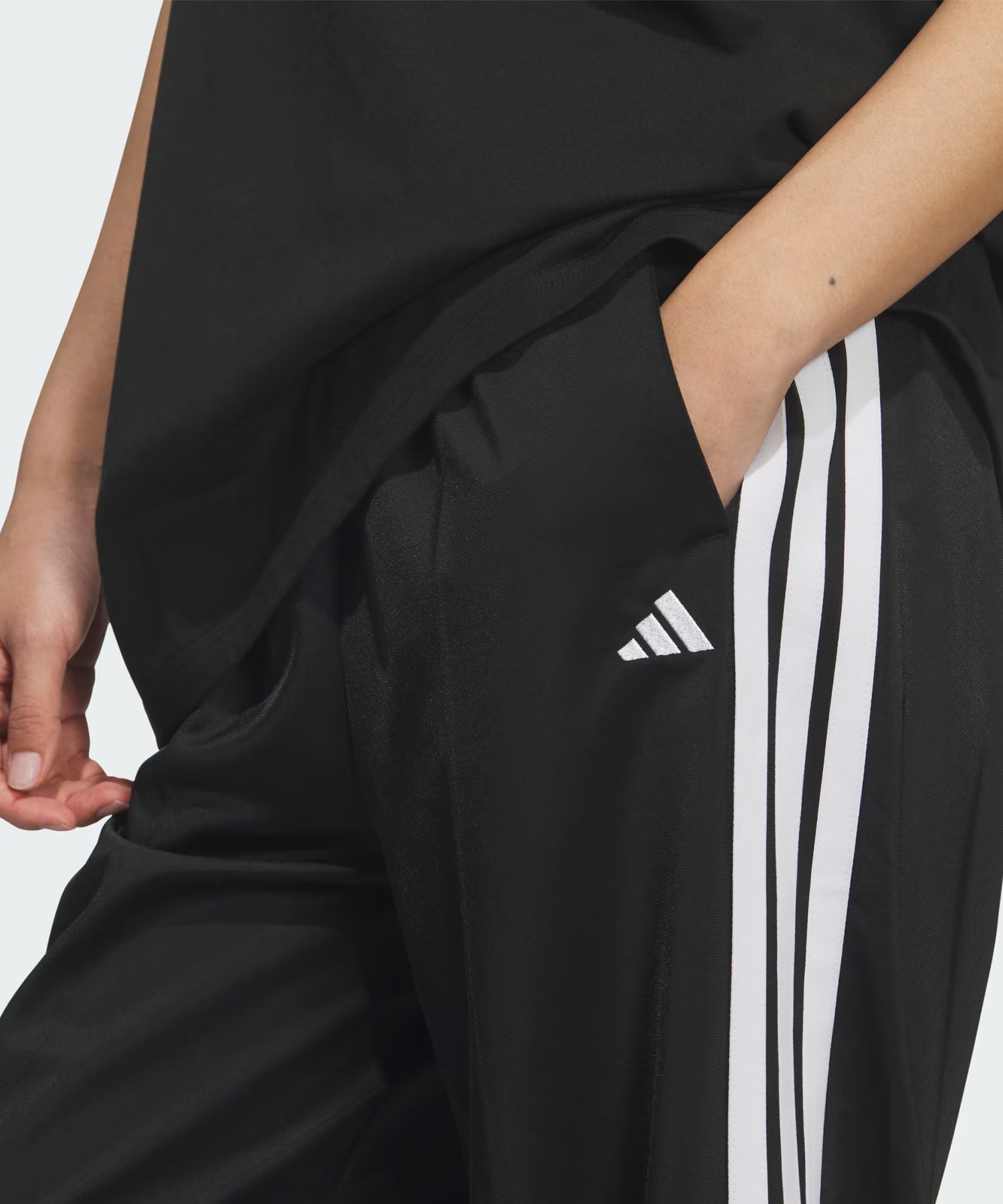 adidas アディダス ロングパンツ レディース 軽パン トリコット