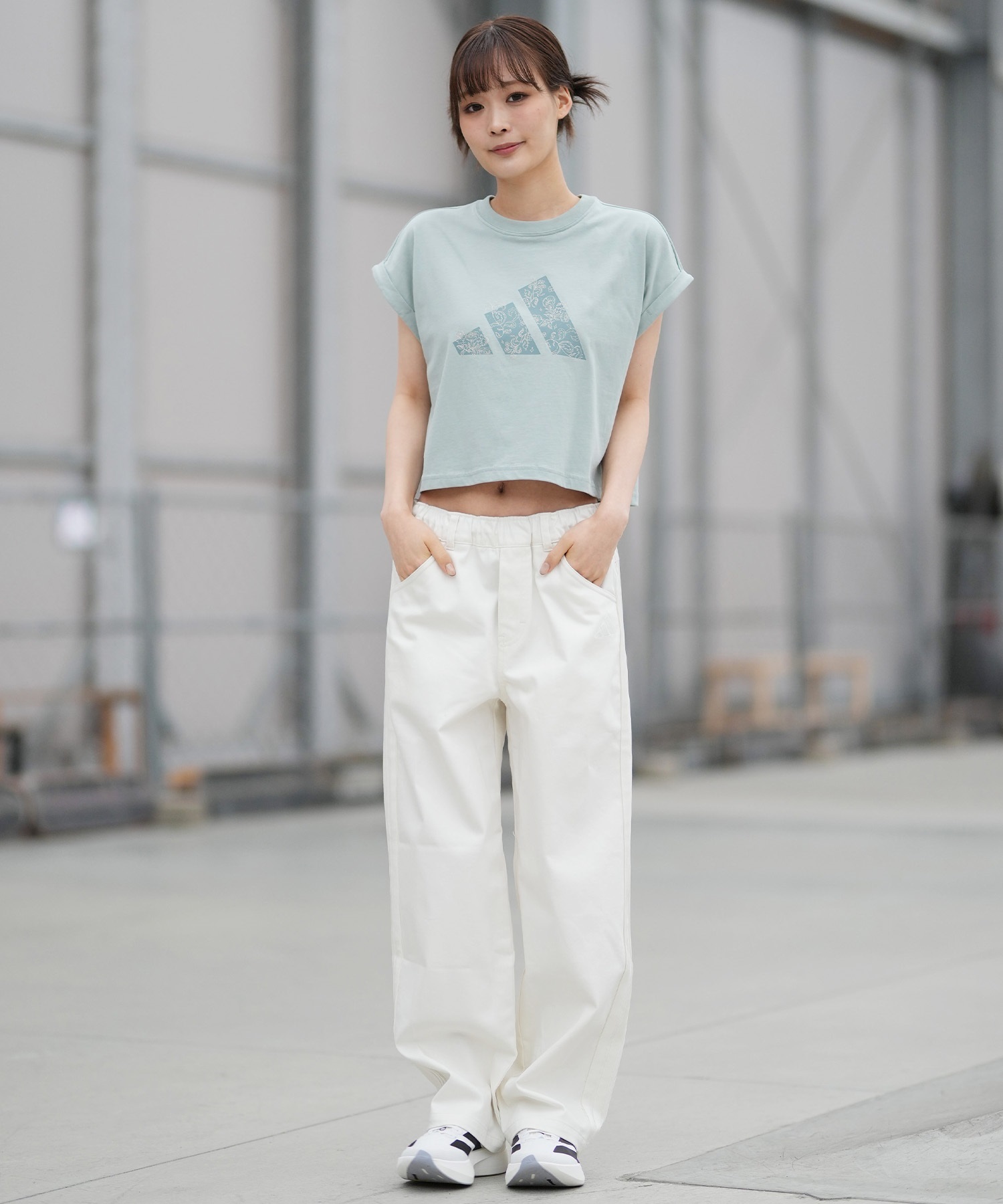 adidas アディダス ロングパンツ レディース W STADIUM C ストレート