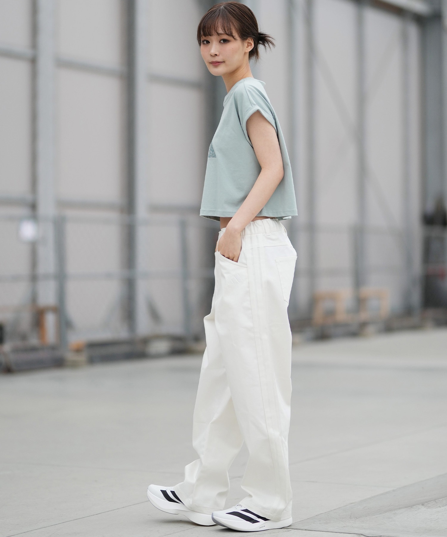 adidas アディダス ロングパンツ レディース W STADIUM C ストレート
