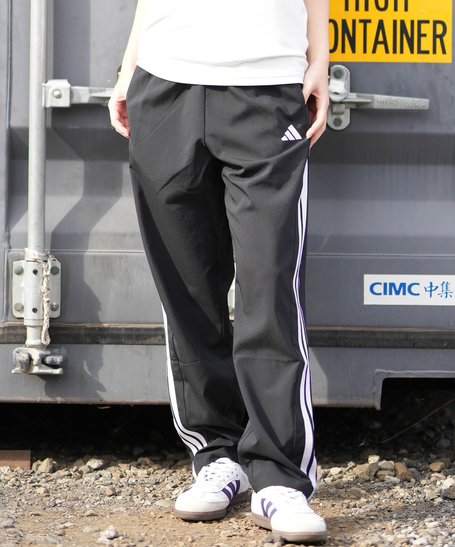 adidas アディダス ロングパンツ レディース W TEAM クロスパンツ